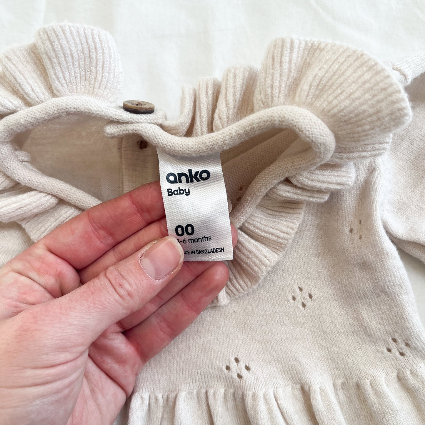 Knit dress, 3-6m