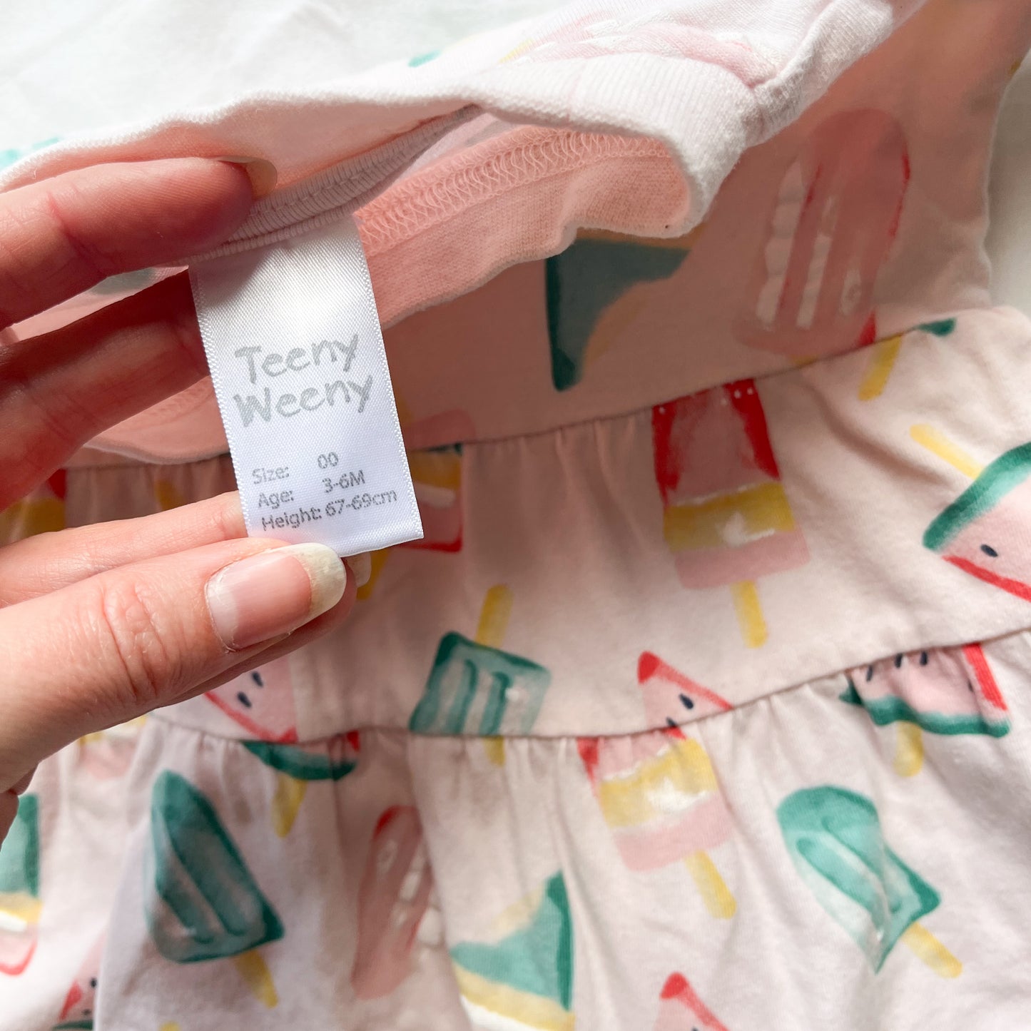 Teeny weeny dress, 3-6m