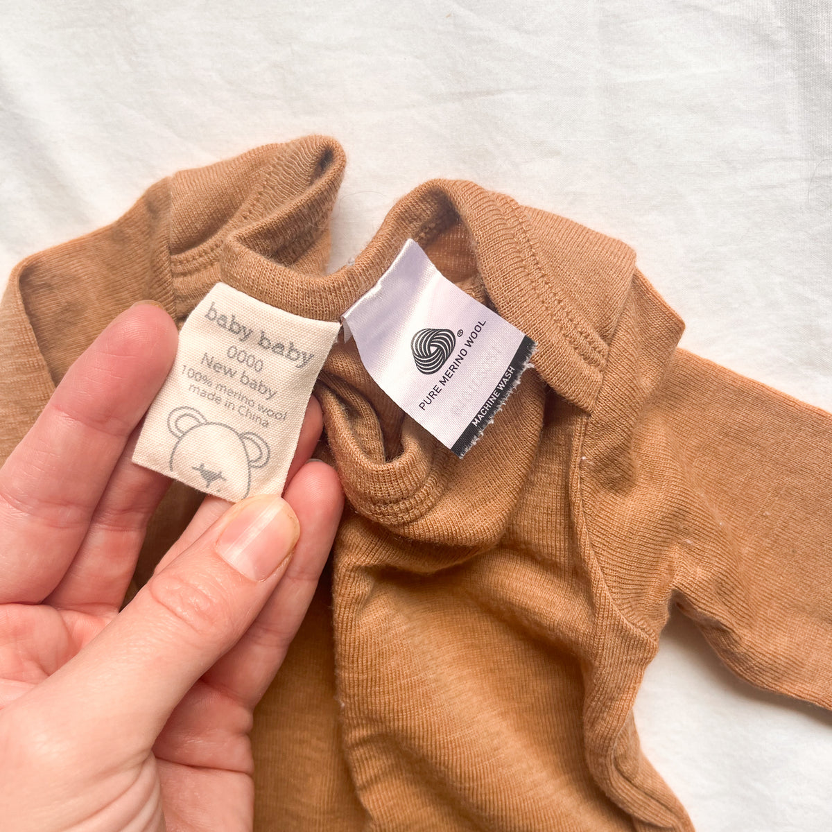 Baby baby merino top, NB