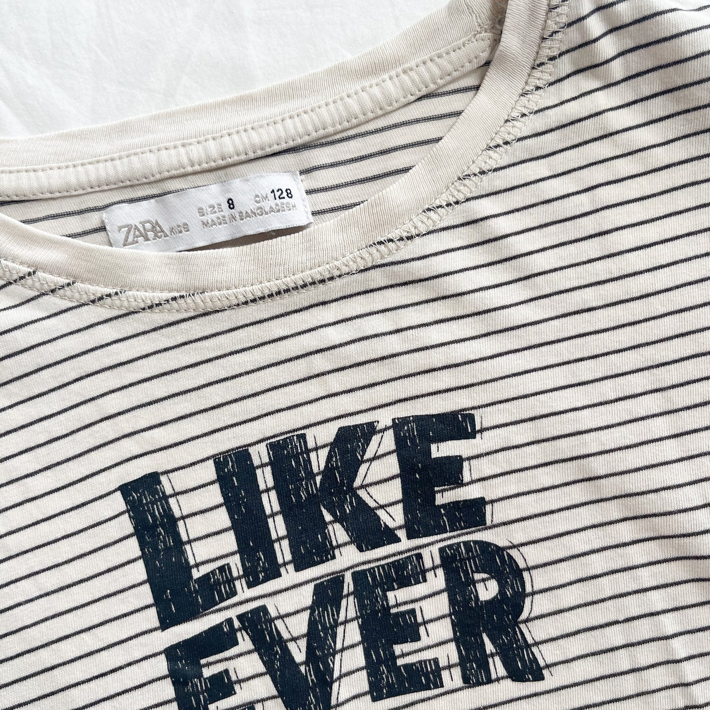 Zara tee, size 8