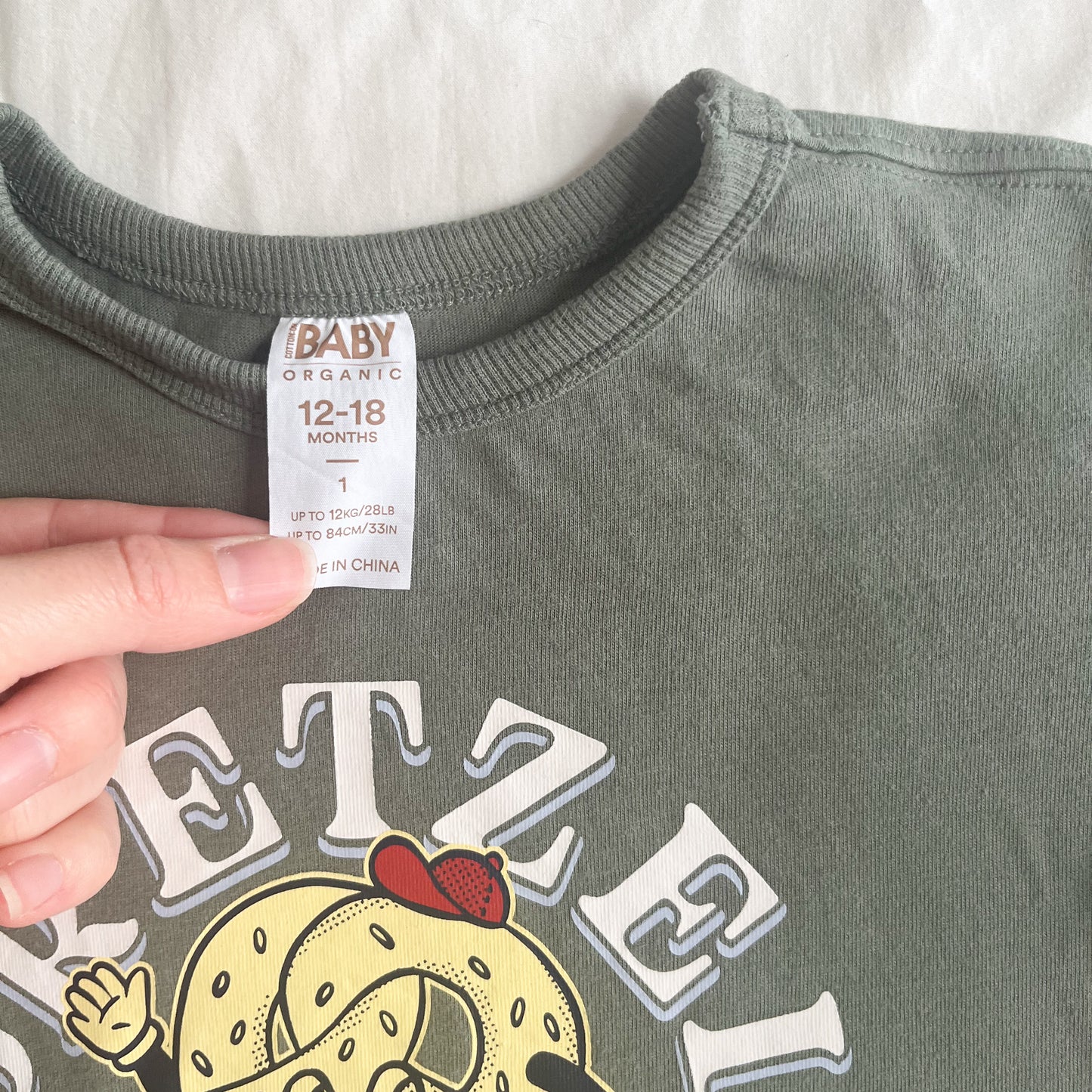 Cotton on baby tee, size 1