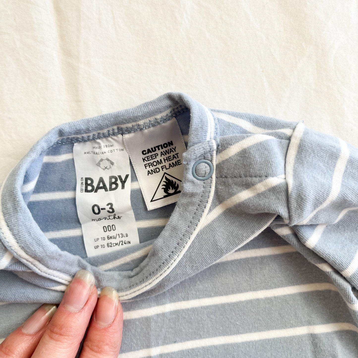 Cotton on bodysuit, 0-3m