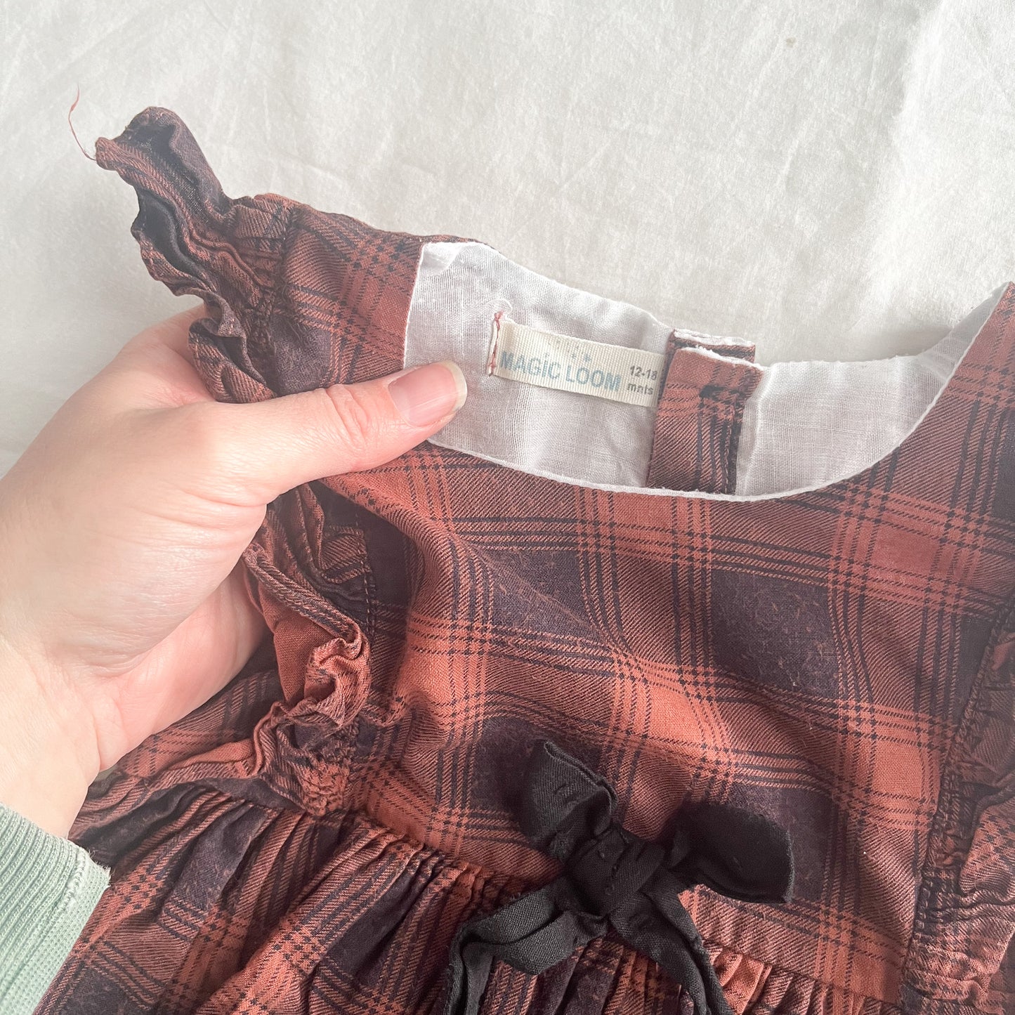 Magic loom dress, size 1