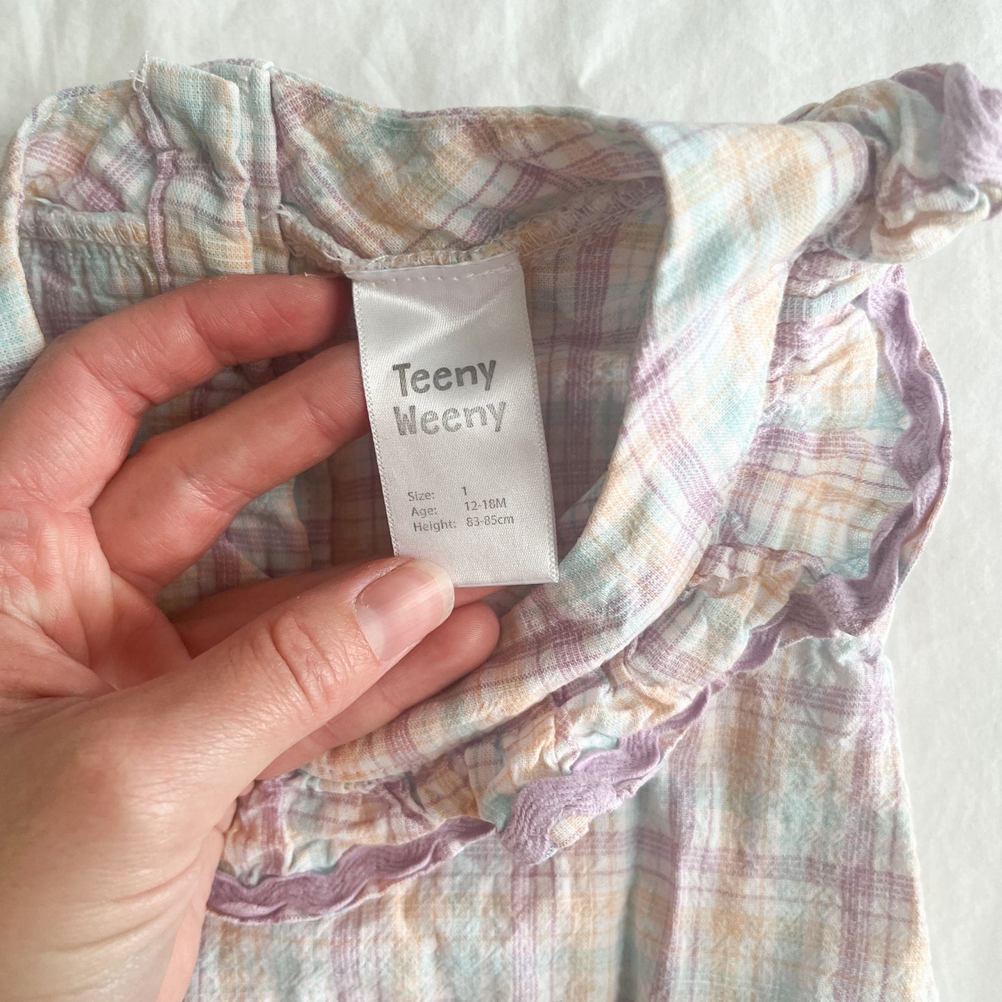 Teeny weeny romper, size 1