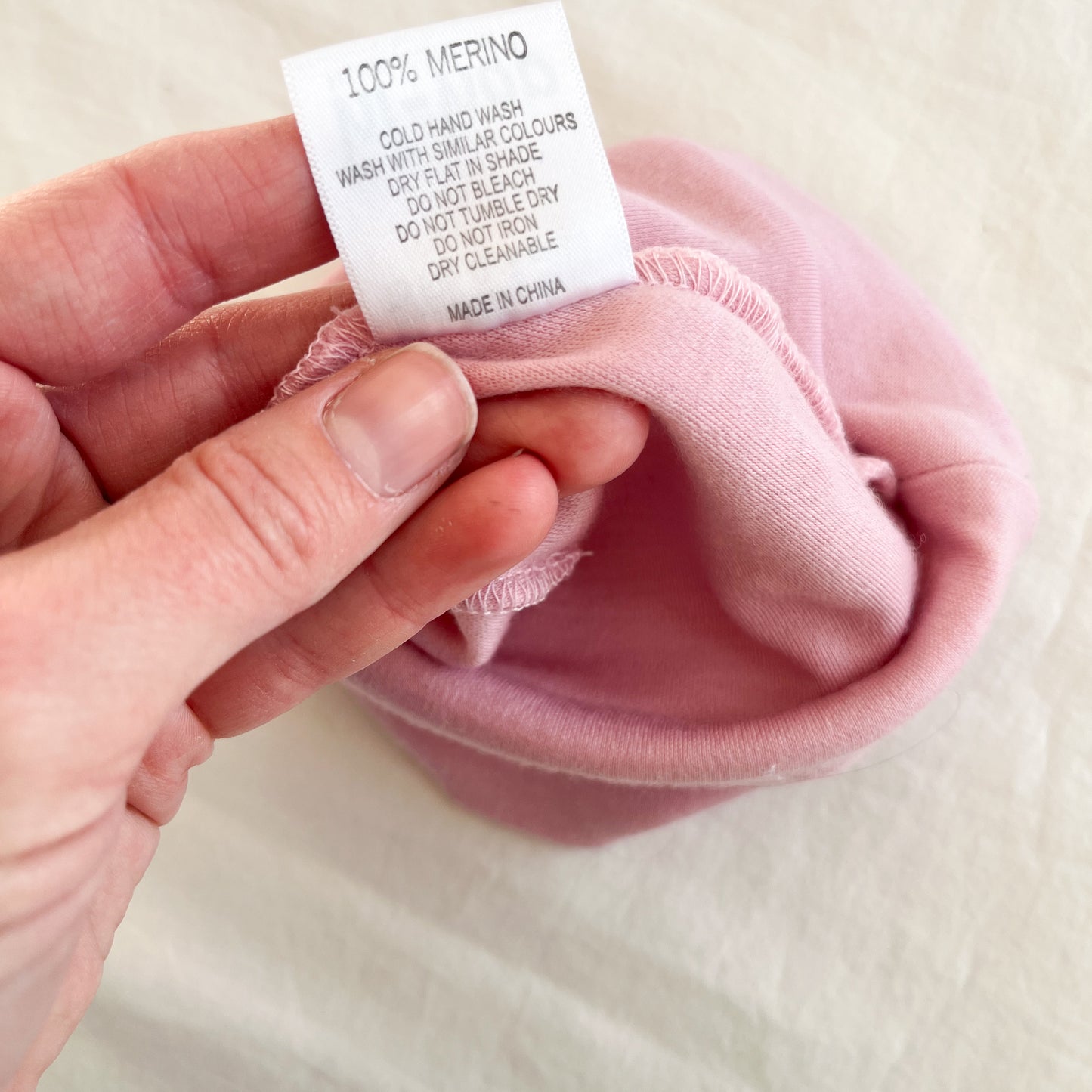 Hi Hop merino beanie, 0-3m