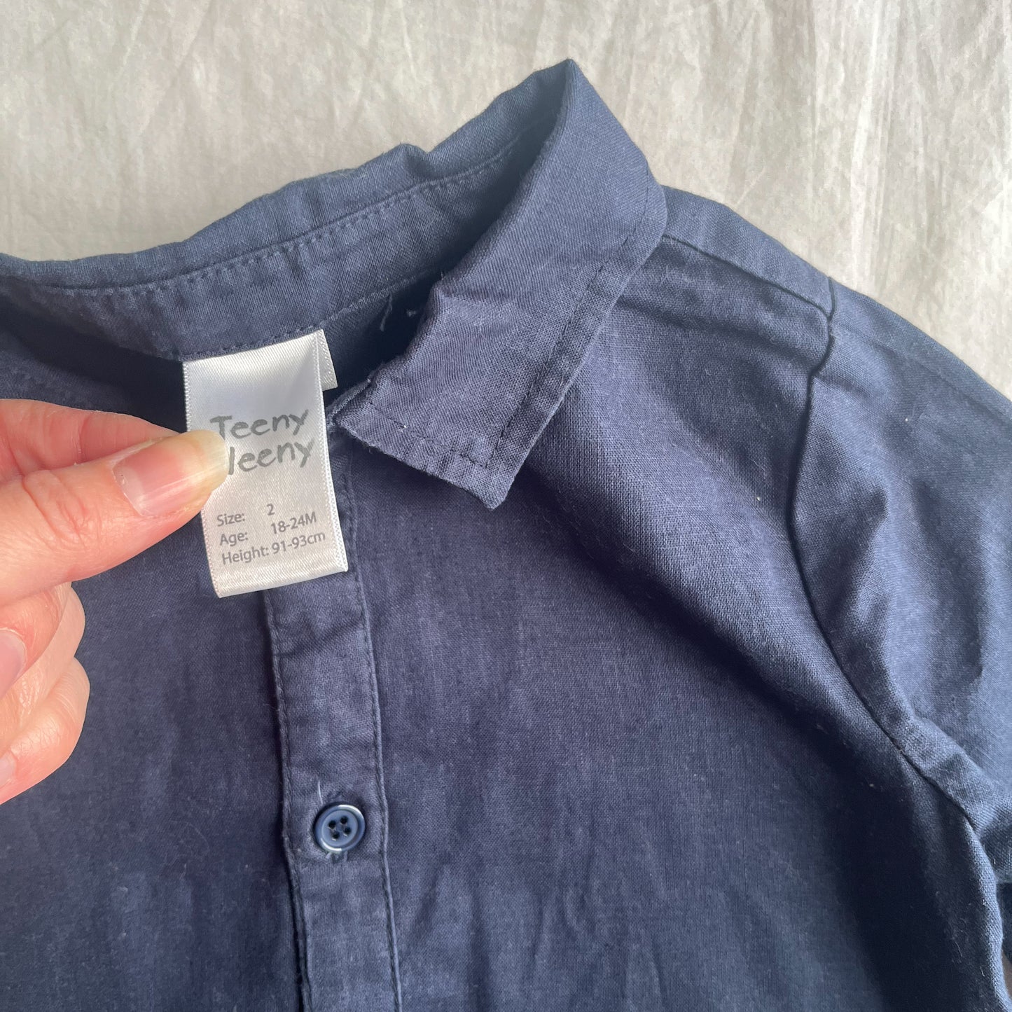 Teeny weeny shirt, size 2