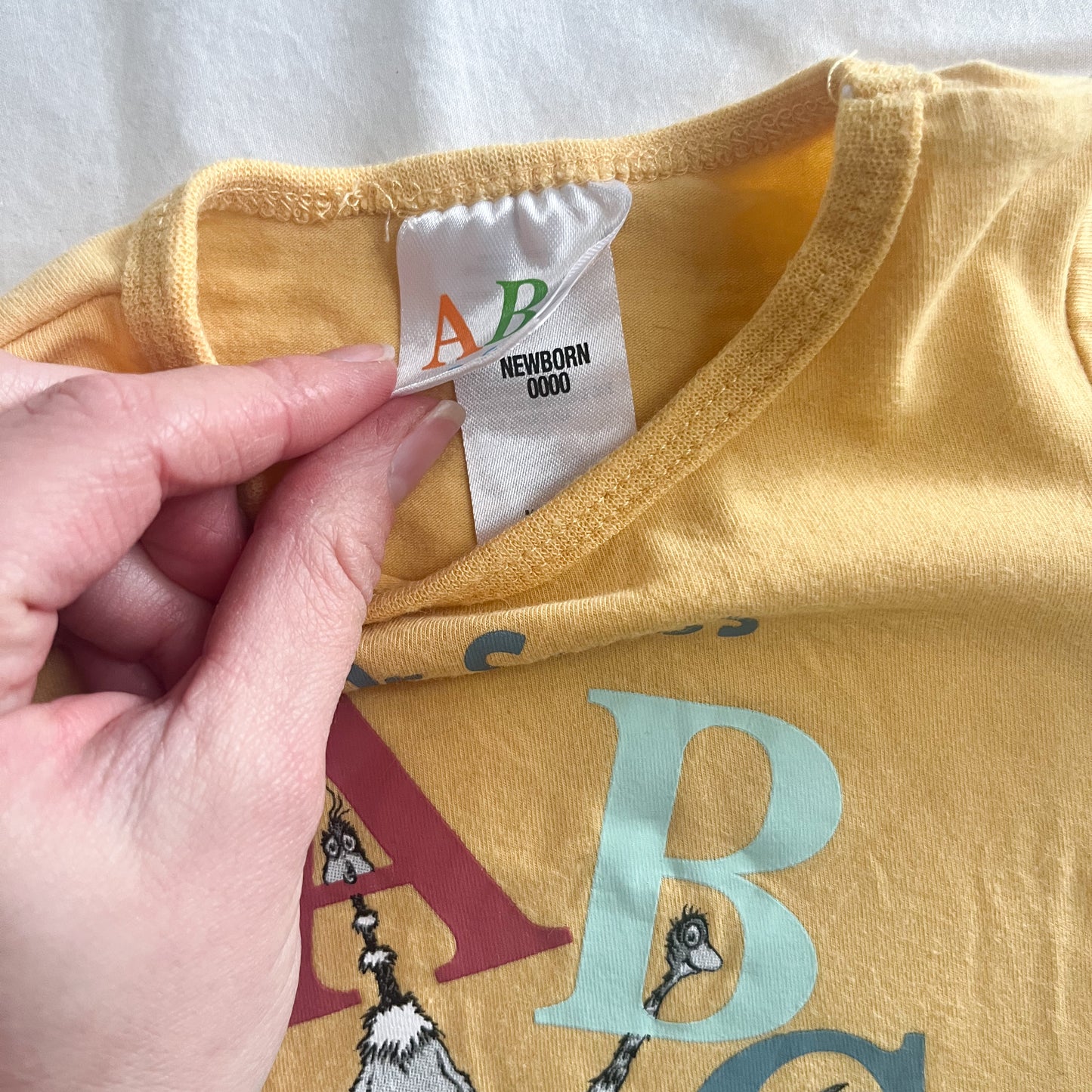 Dr Seuss bodysuit, NB
