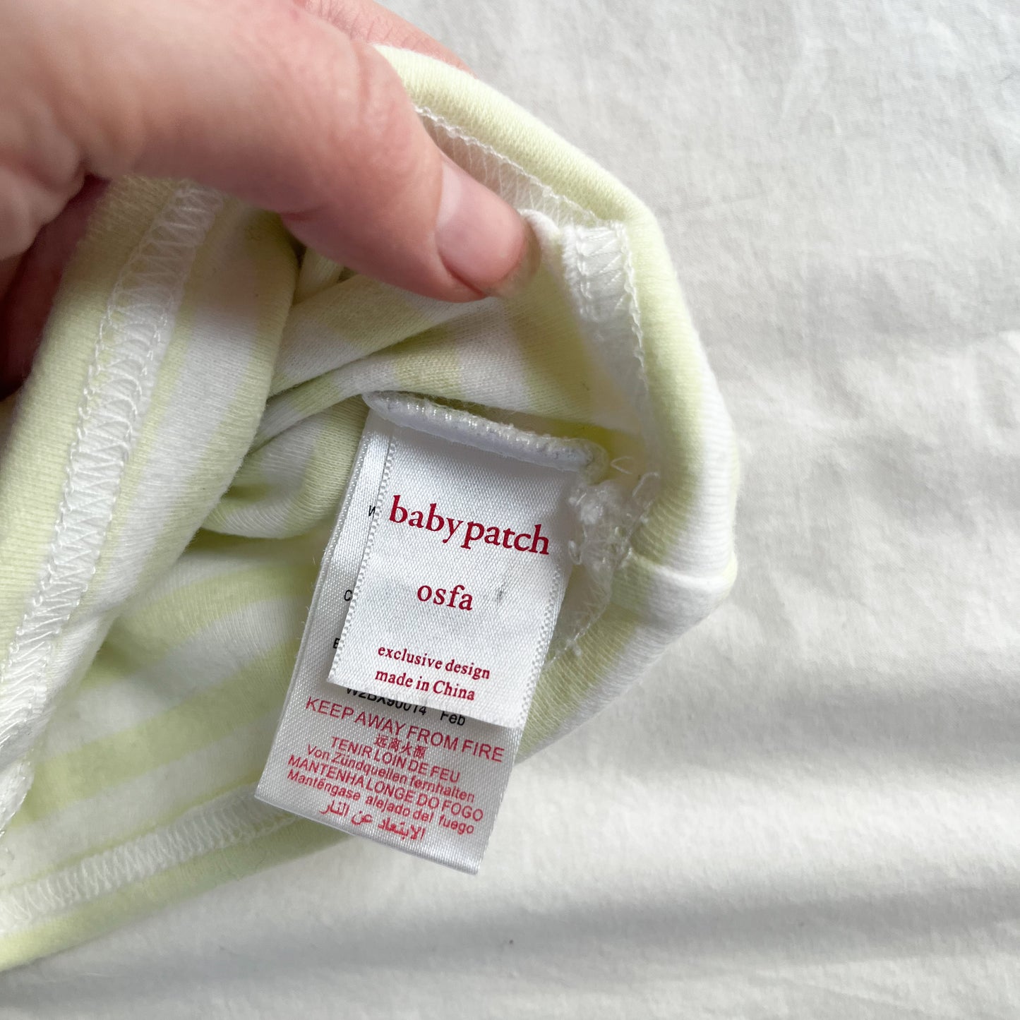 Baby patch hat, OS (aprox NB-1)