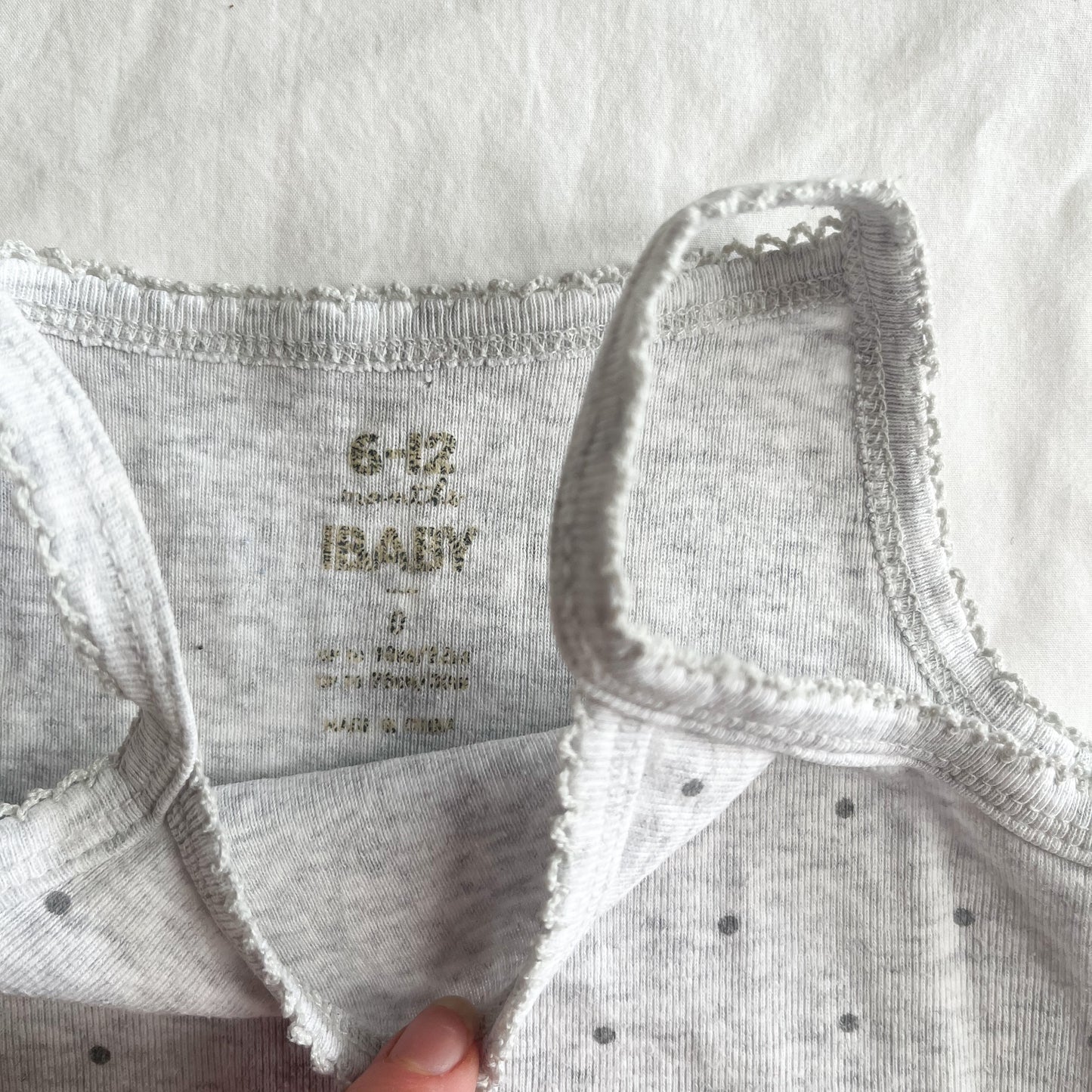 Cotton on bodysuit, 6-12m