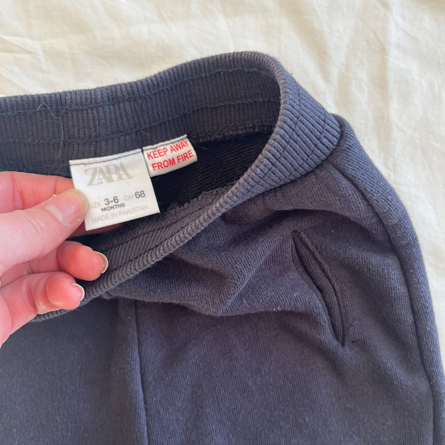 Zara sweatpants, 3-6m