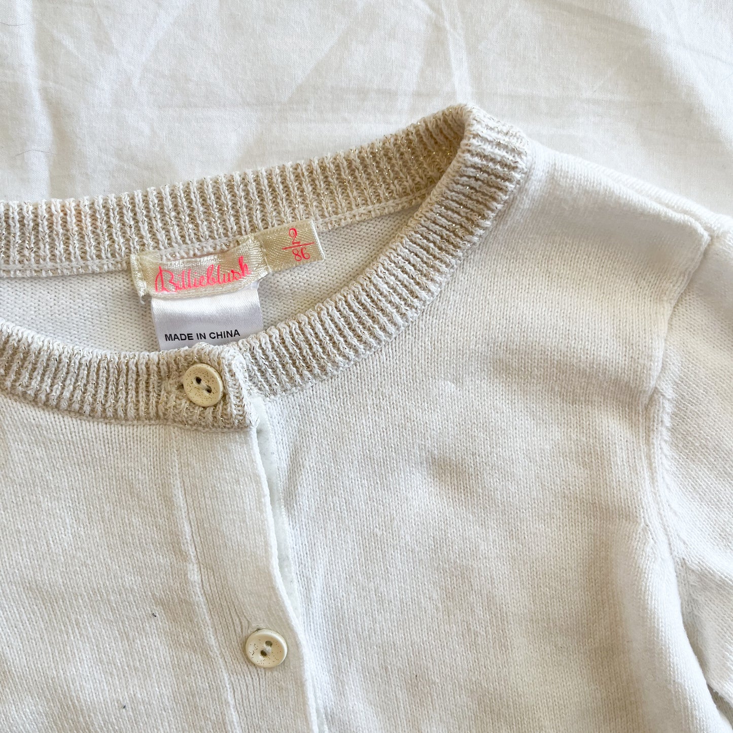 Billie blush cardi, size 2