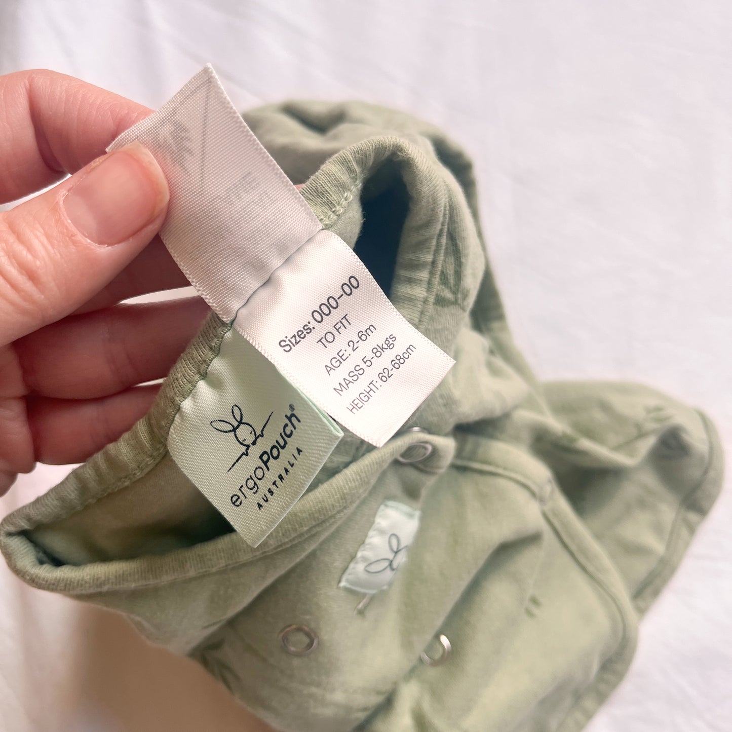 Ergo pouch swaddle top, 0-6m
