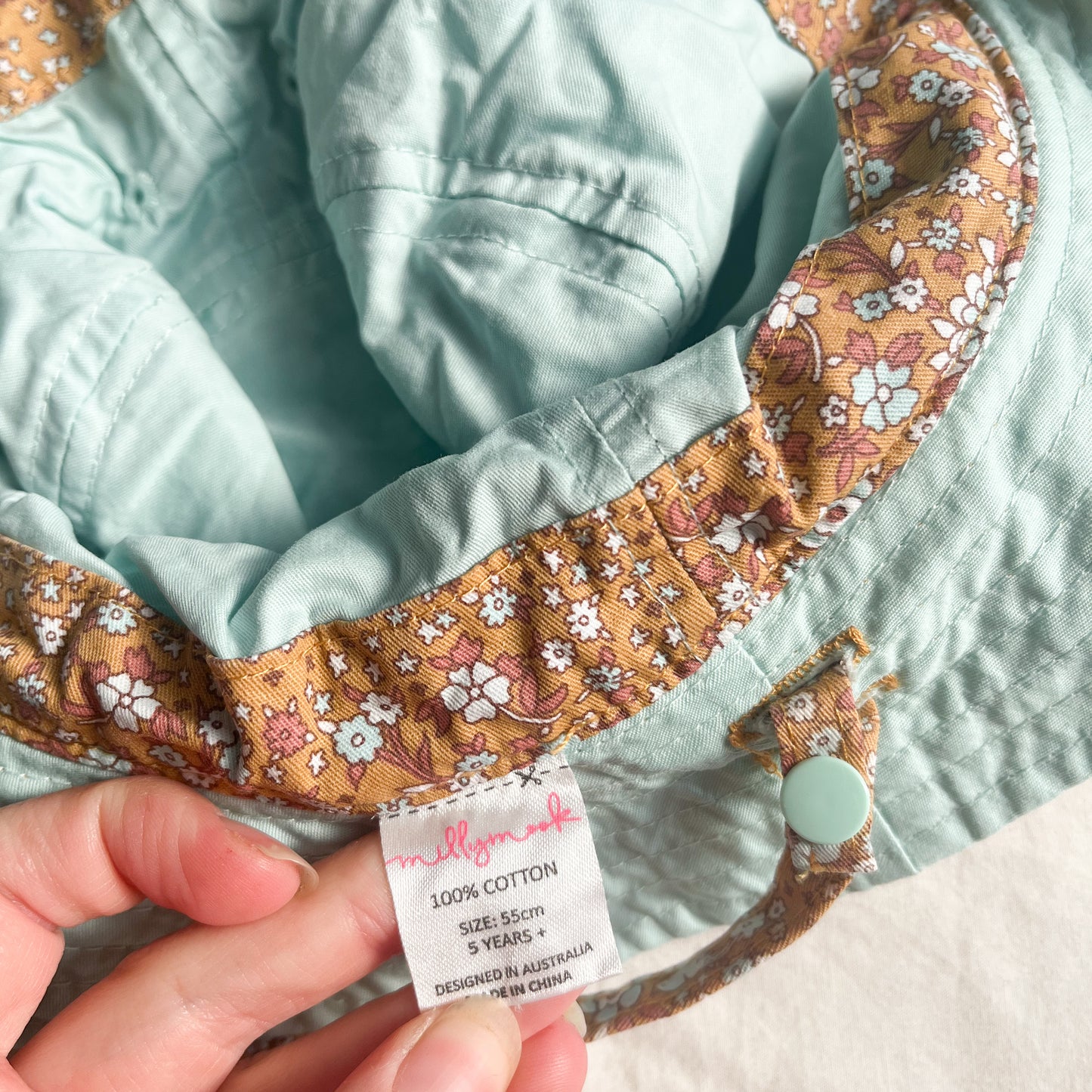 Milly Mook sunhat, size 5+