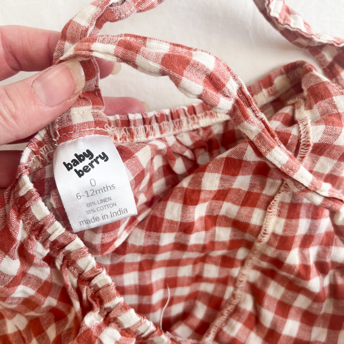 Baby berry romper, 6-12m