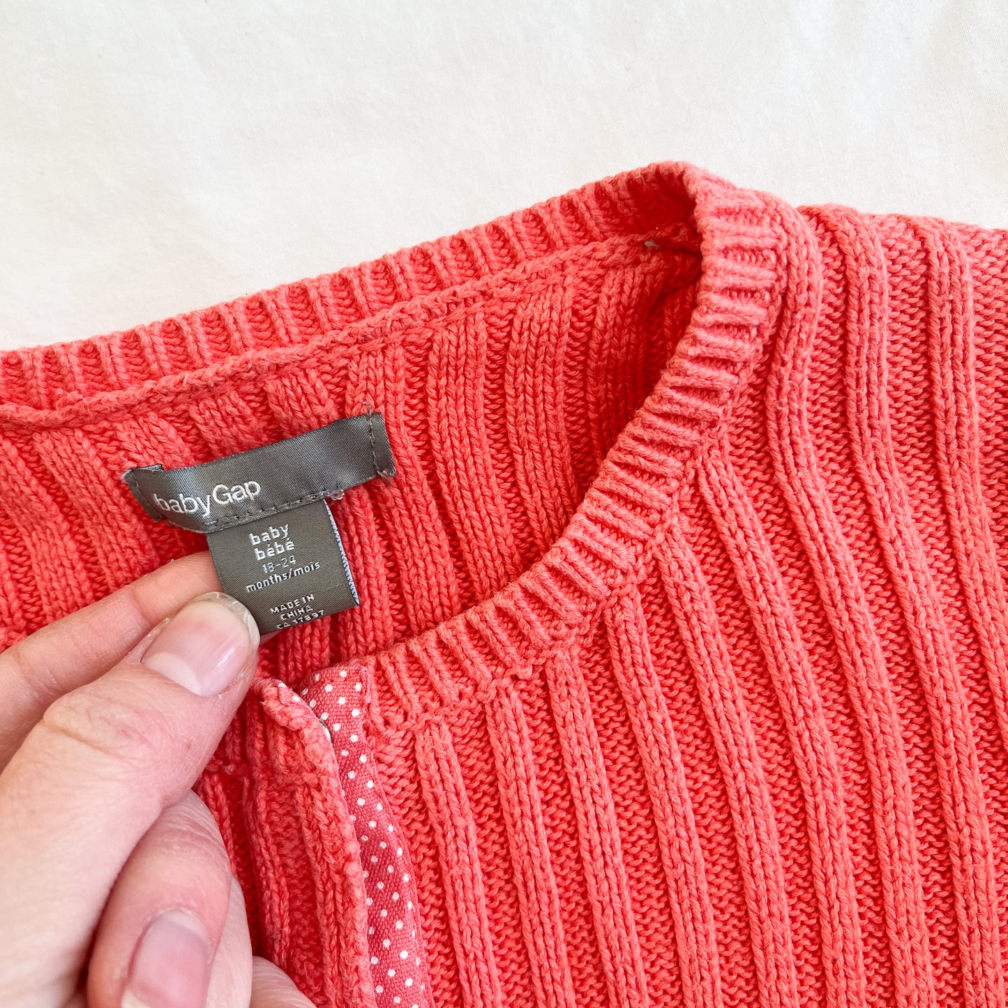 Baby gap cardi, size 1