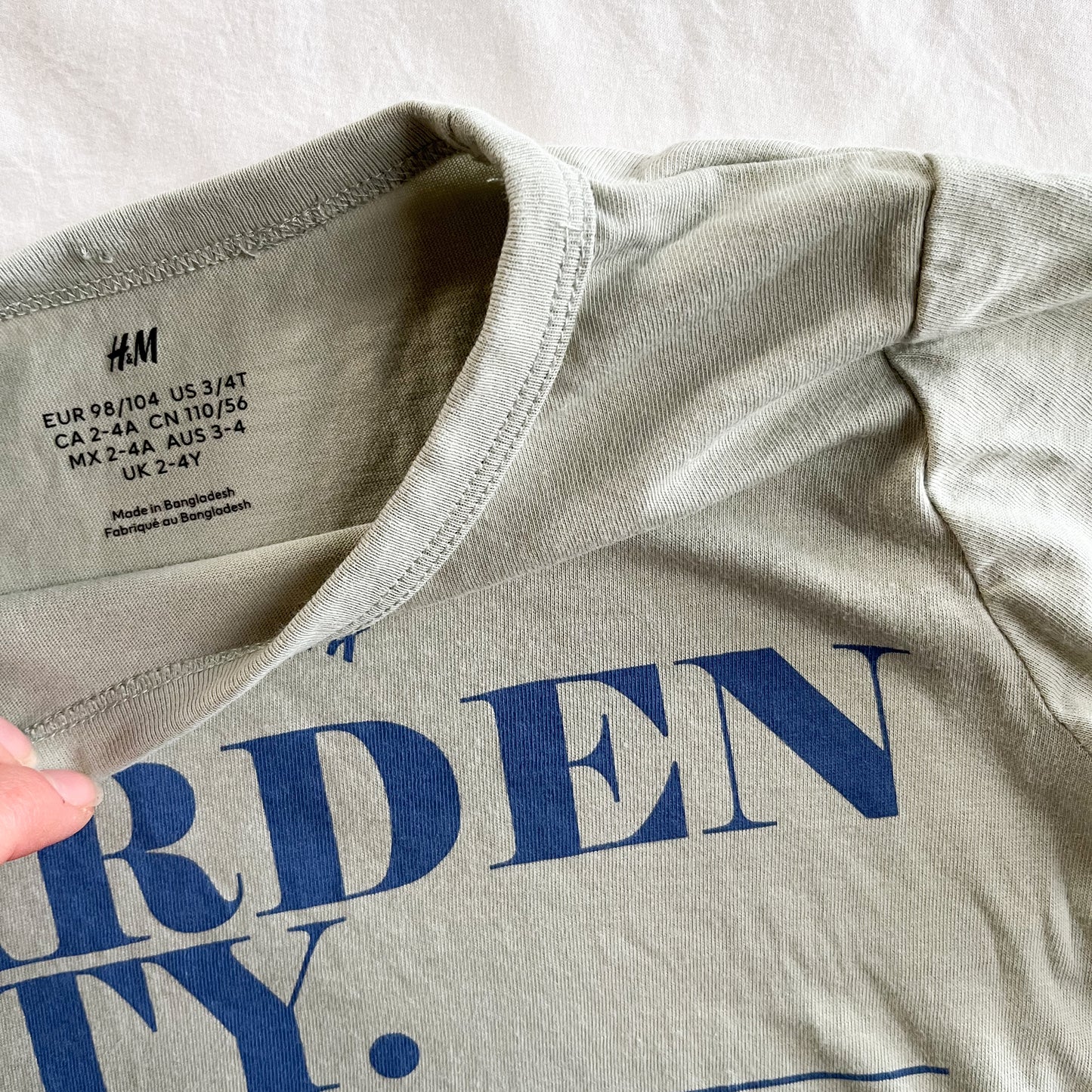H&M tee, size 3-4