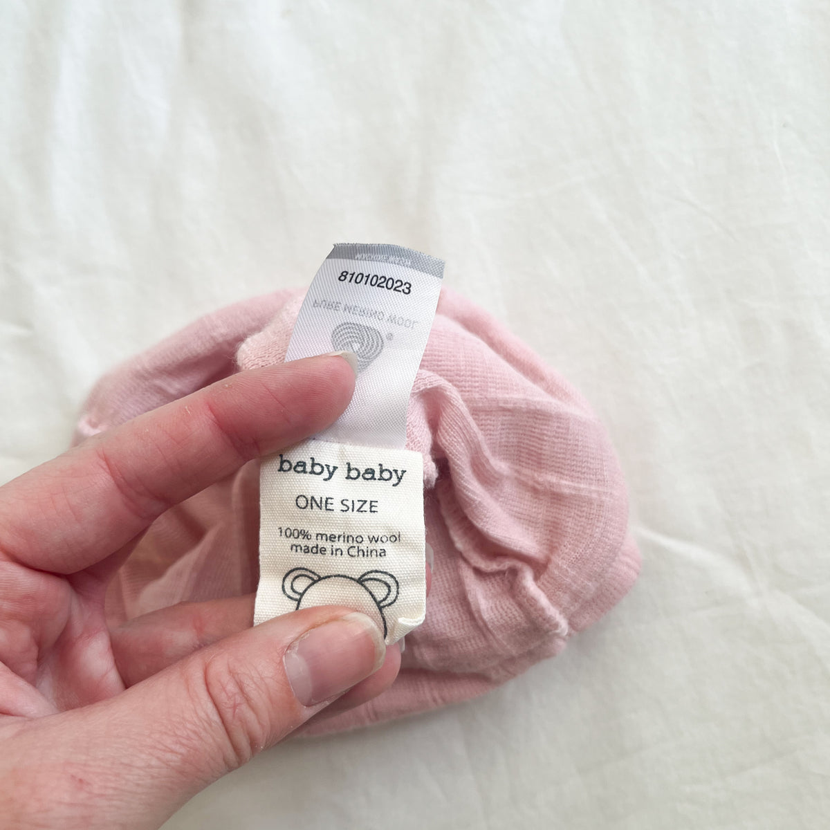 Merino beanie, aprox 0-6m