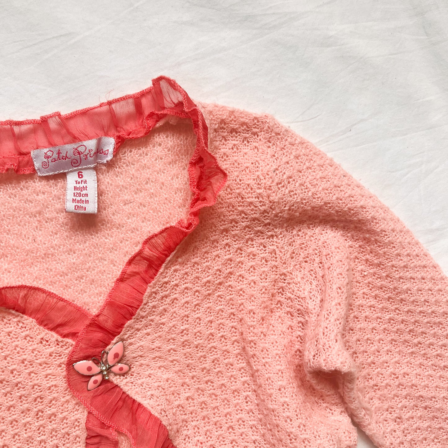 Patch princess cardi, size 6