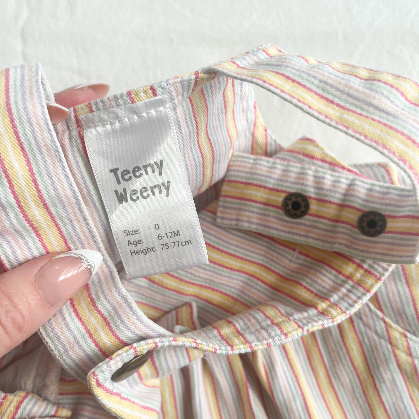 Teeny weeny pinny, 6-12m