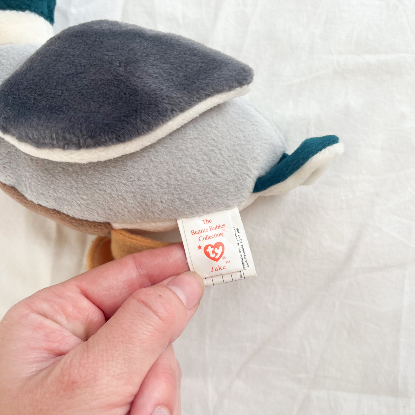 Jake the duck, beanie baby