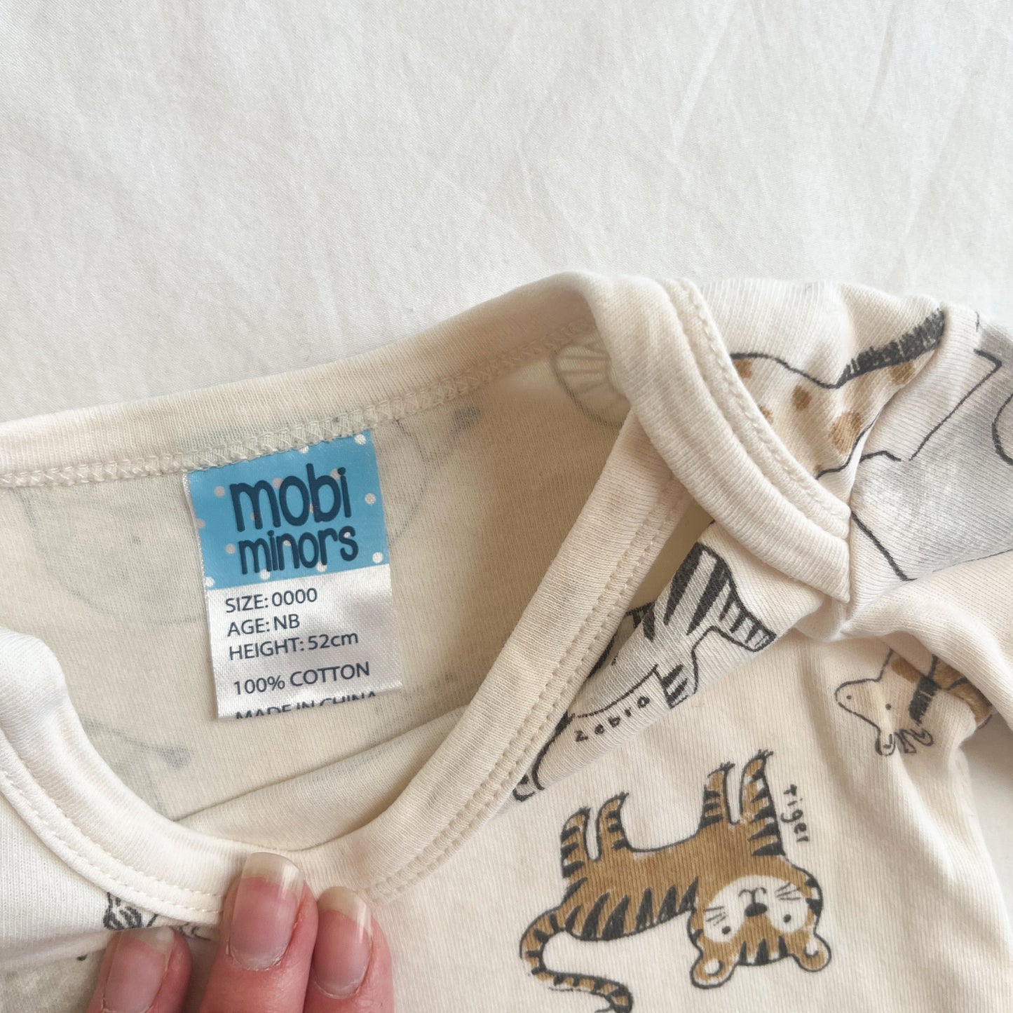 Mobi minors bodysuit, NB