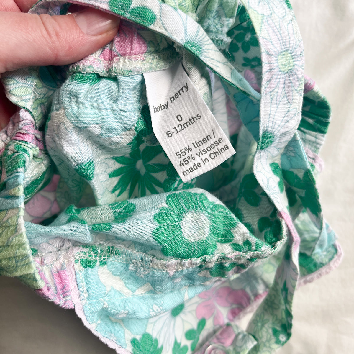 Baby berry romper, 6-12m