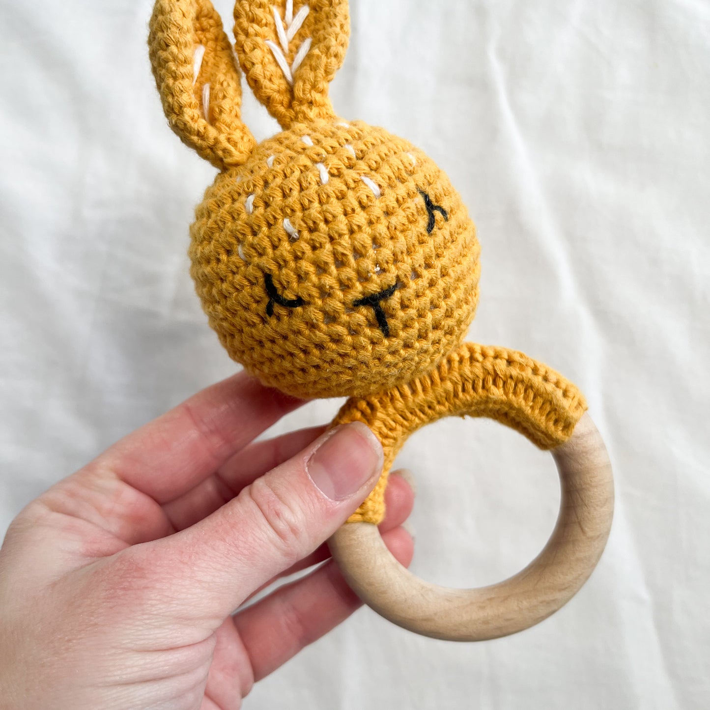 Crochet bunny toy