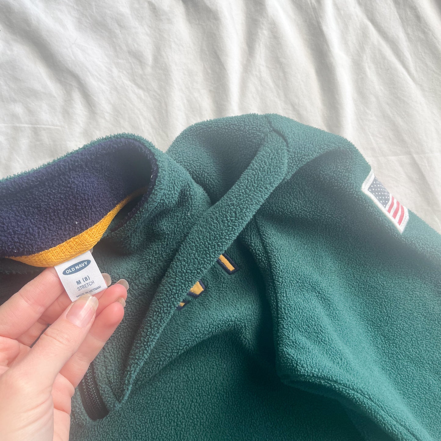 Old navy polar fleece, size 8