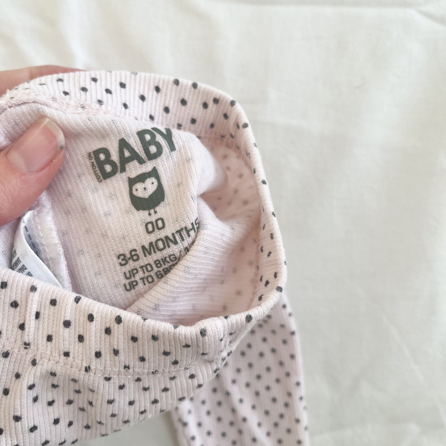 Cotton on pants, 3-6m