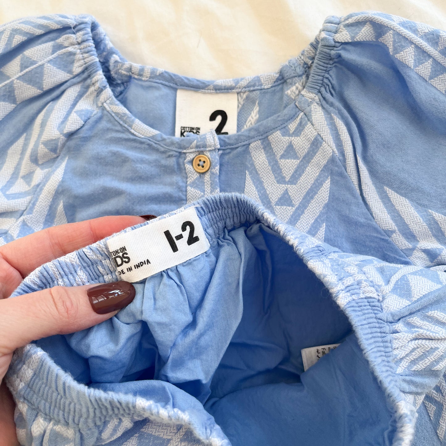Cotton on set, size 1-2