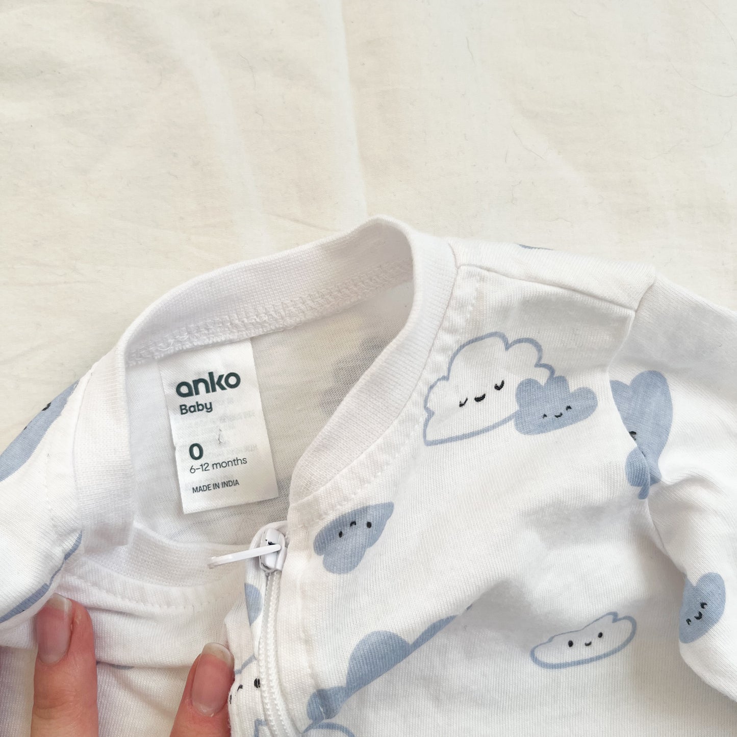 Cloud sleepsuit, 6-12m