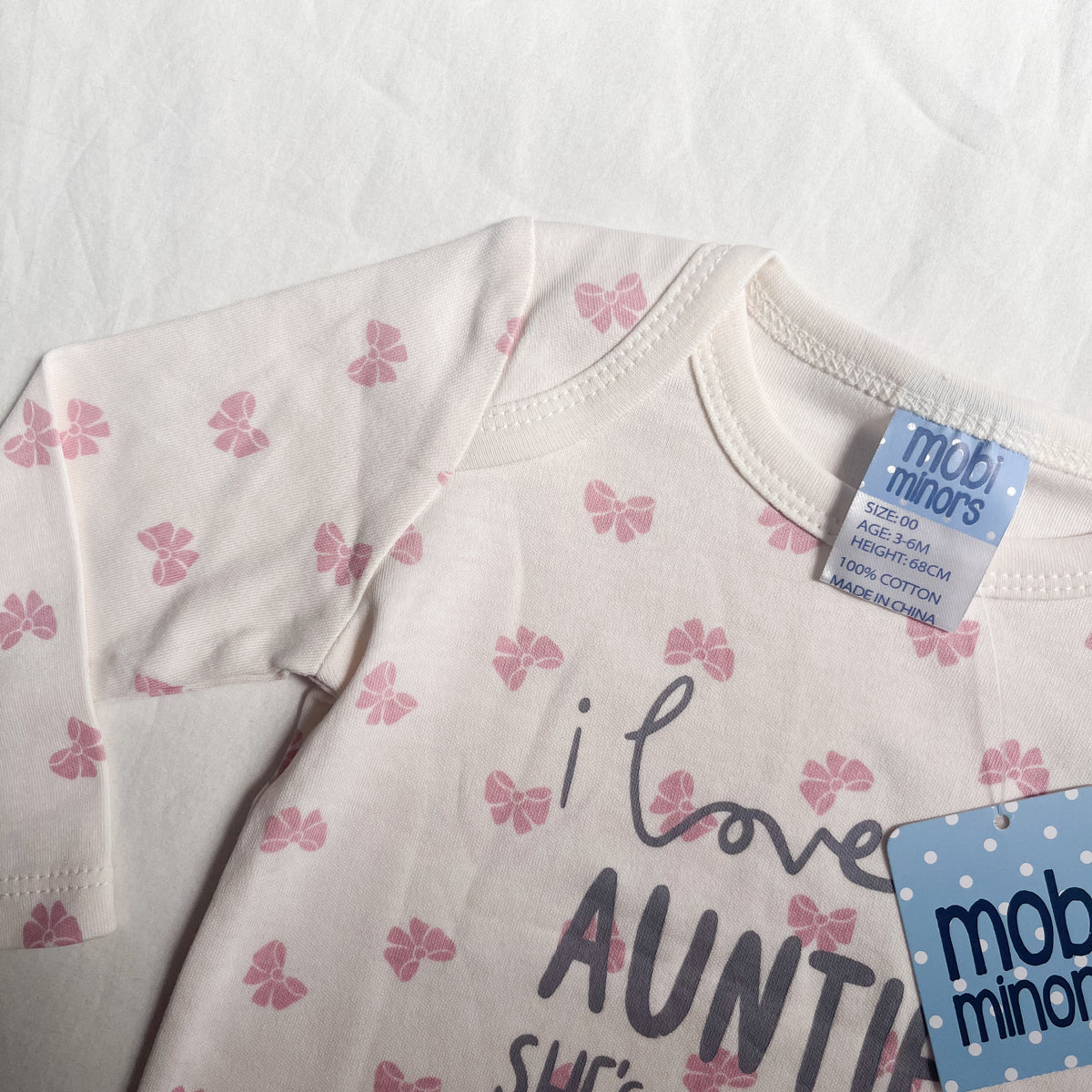 Mobi minors bodysuit, 3-6m