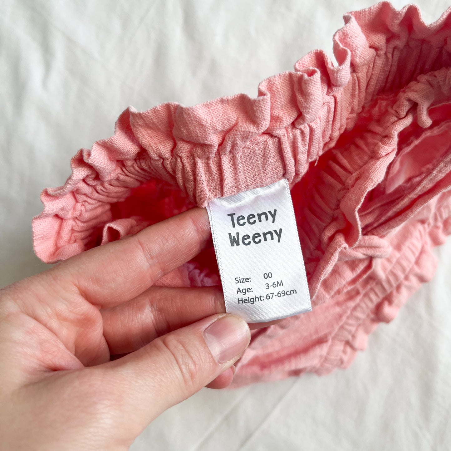 Teeny weeny nappy cover, 3-6m