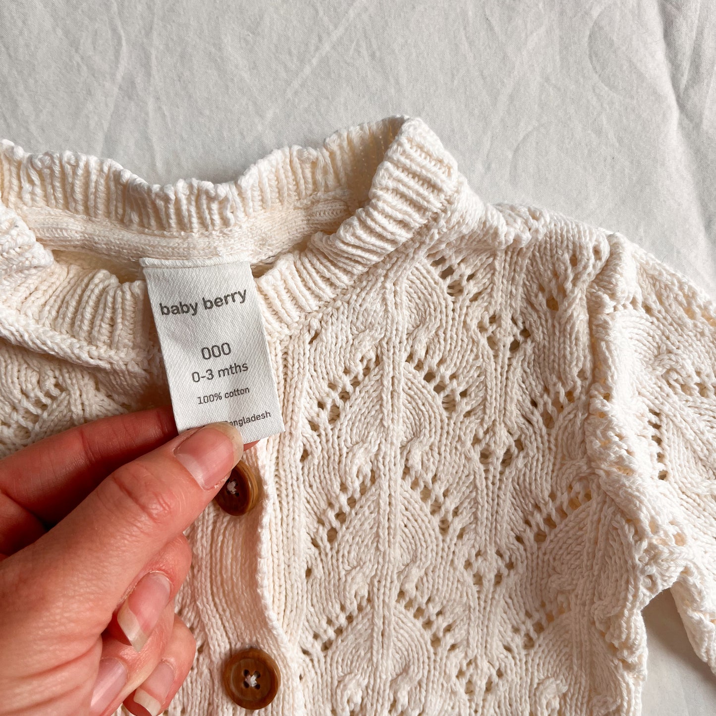 Baby berry cardi, 0-3m
