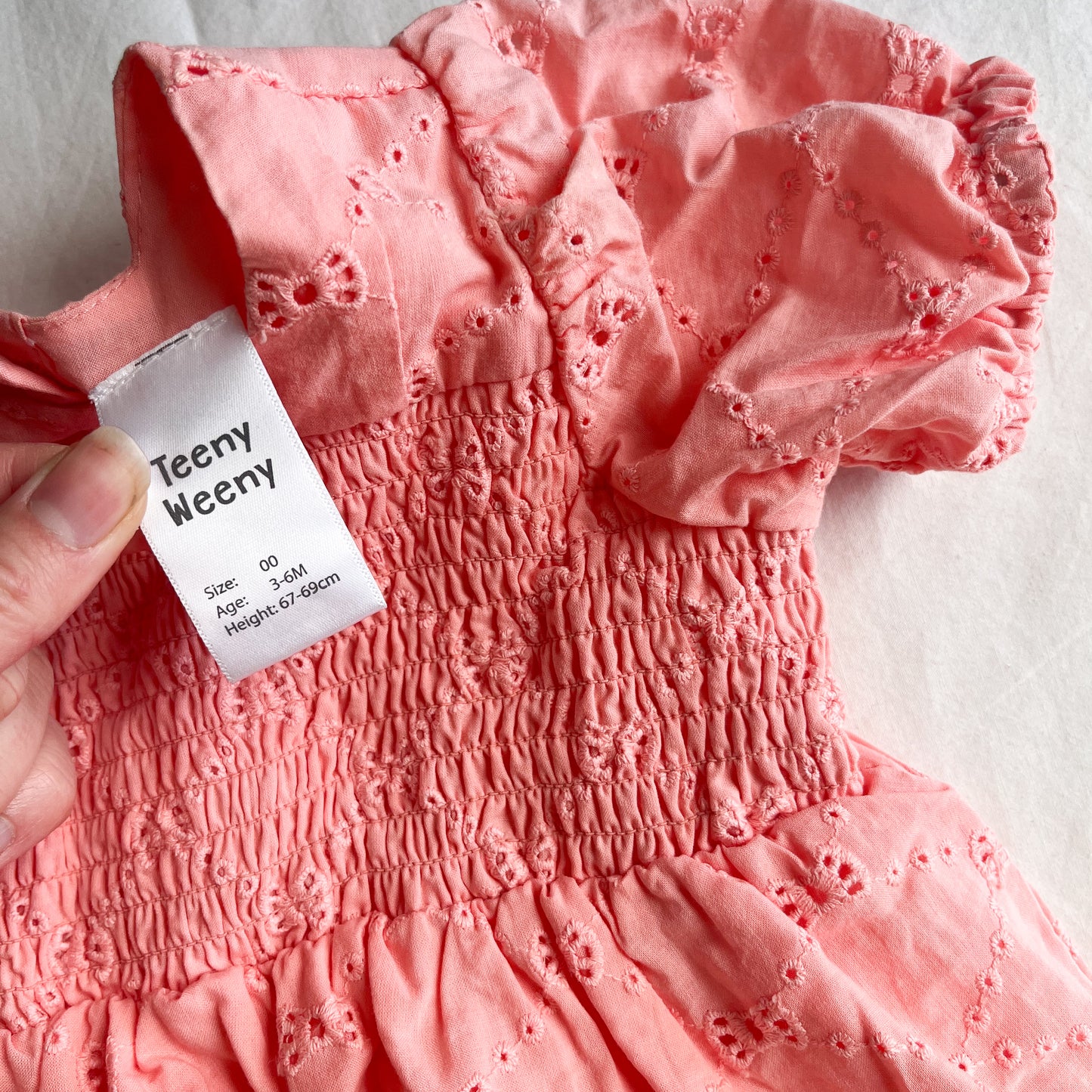 Teeny weeny dress, 3-6m