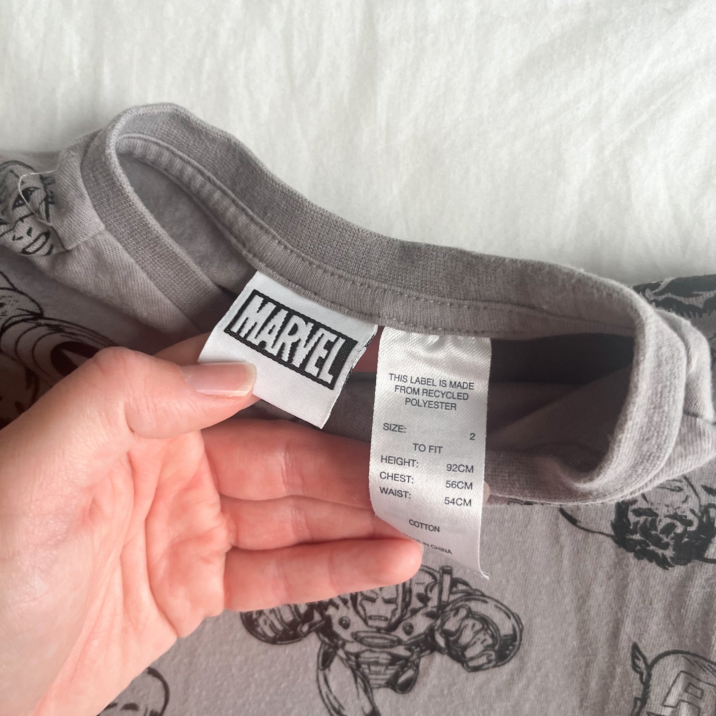 Marvel tee, size 2