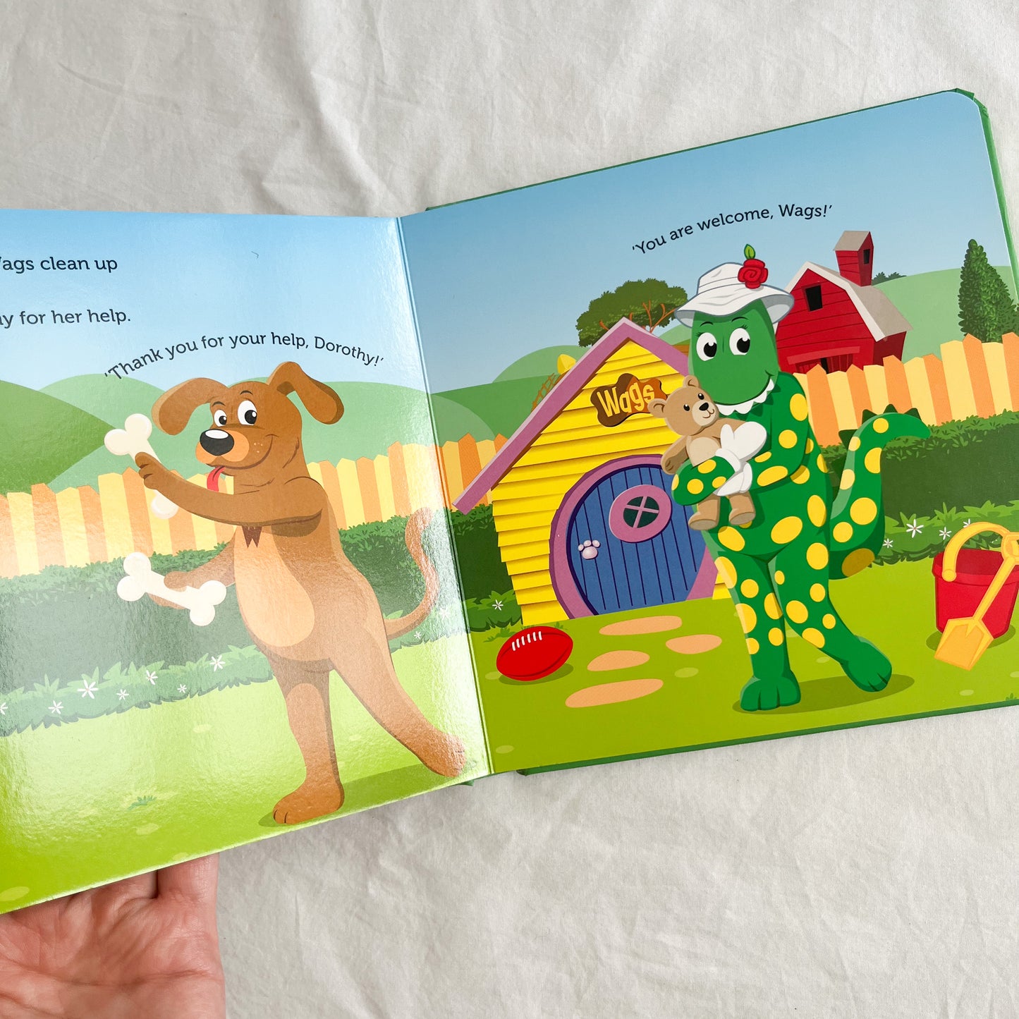 Wiggles board book, small-med