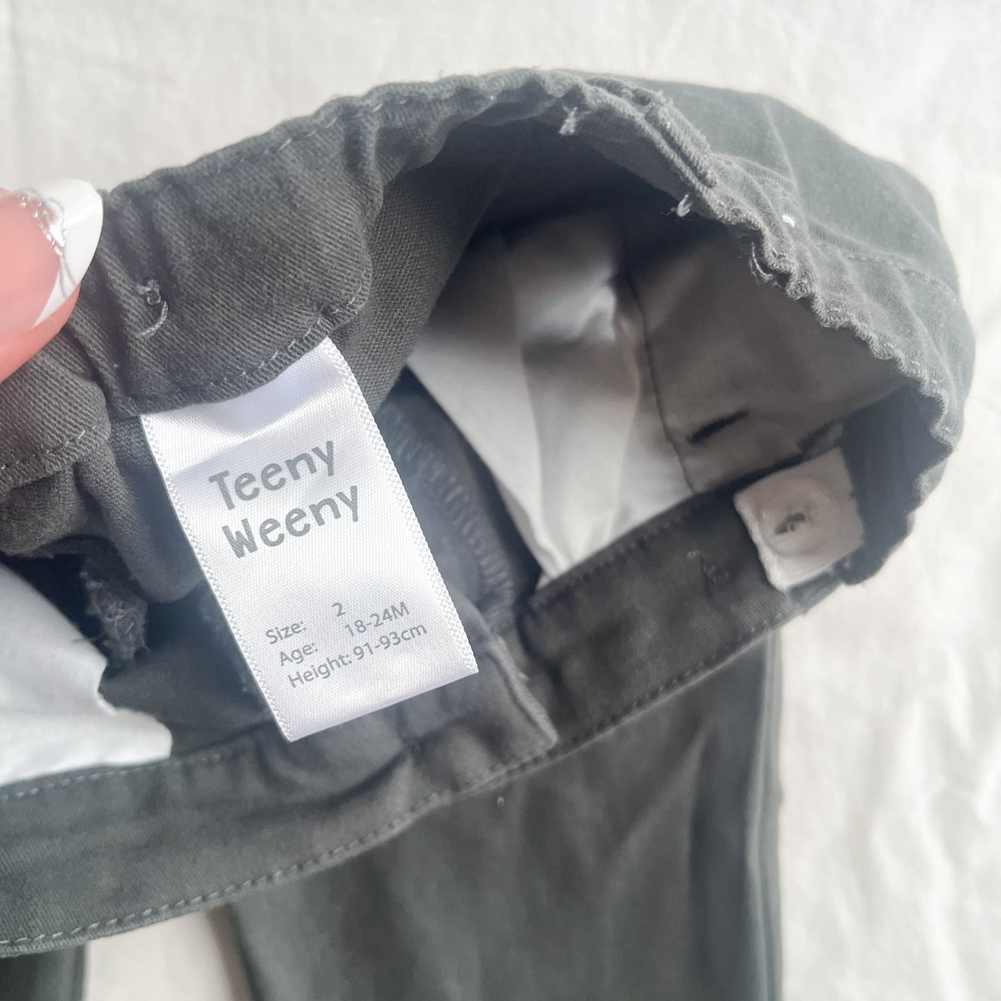 Teeny weeny pants, size 2
