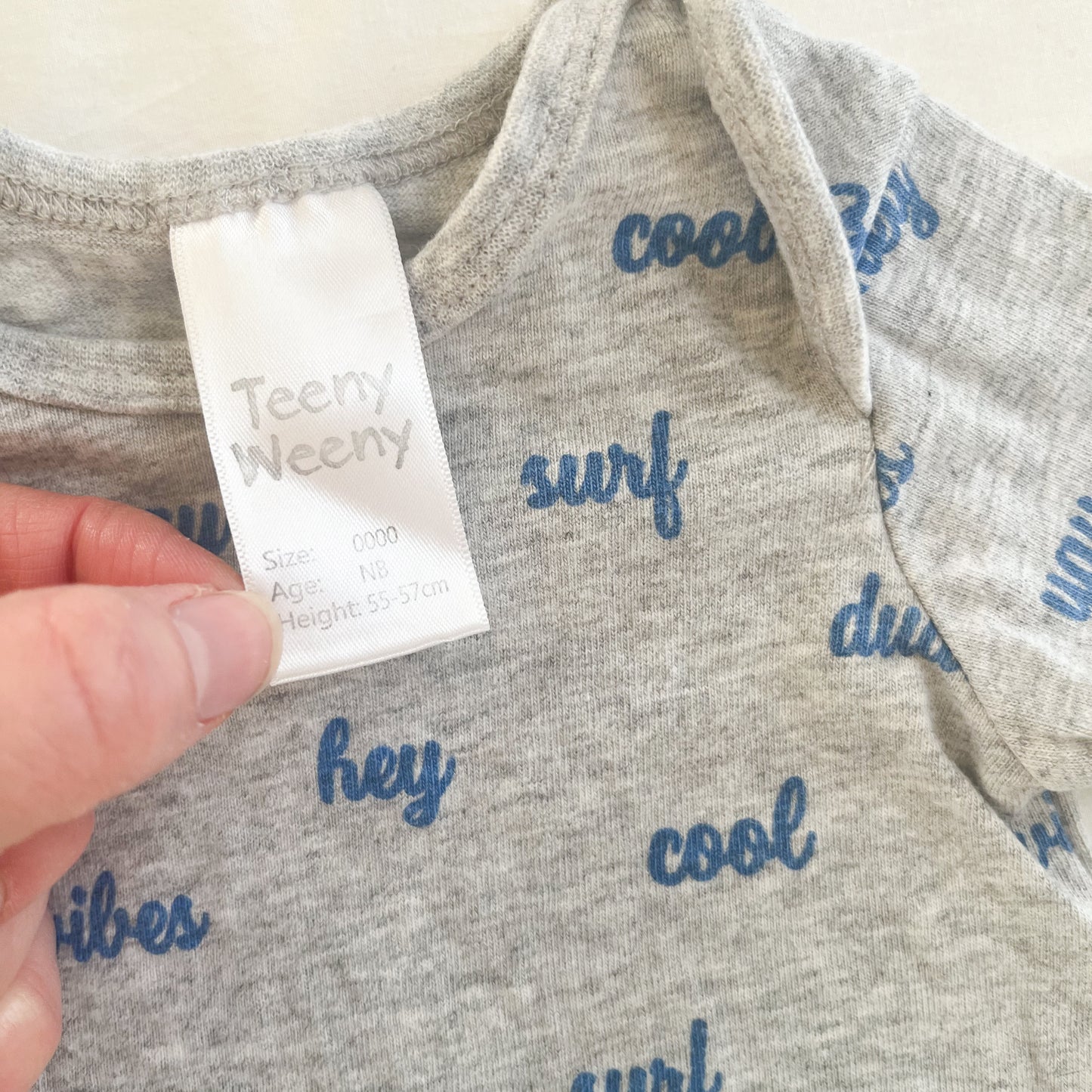 Teeny weeny bodysuit, NB