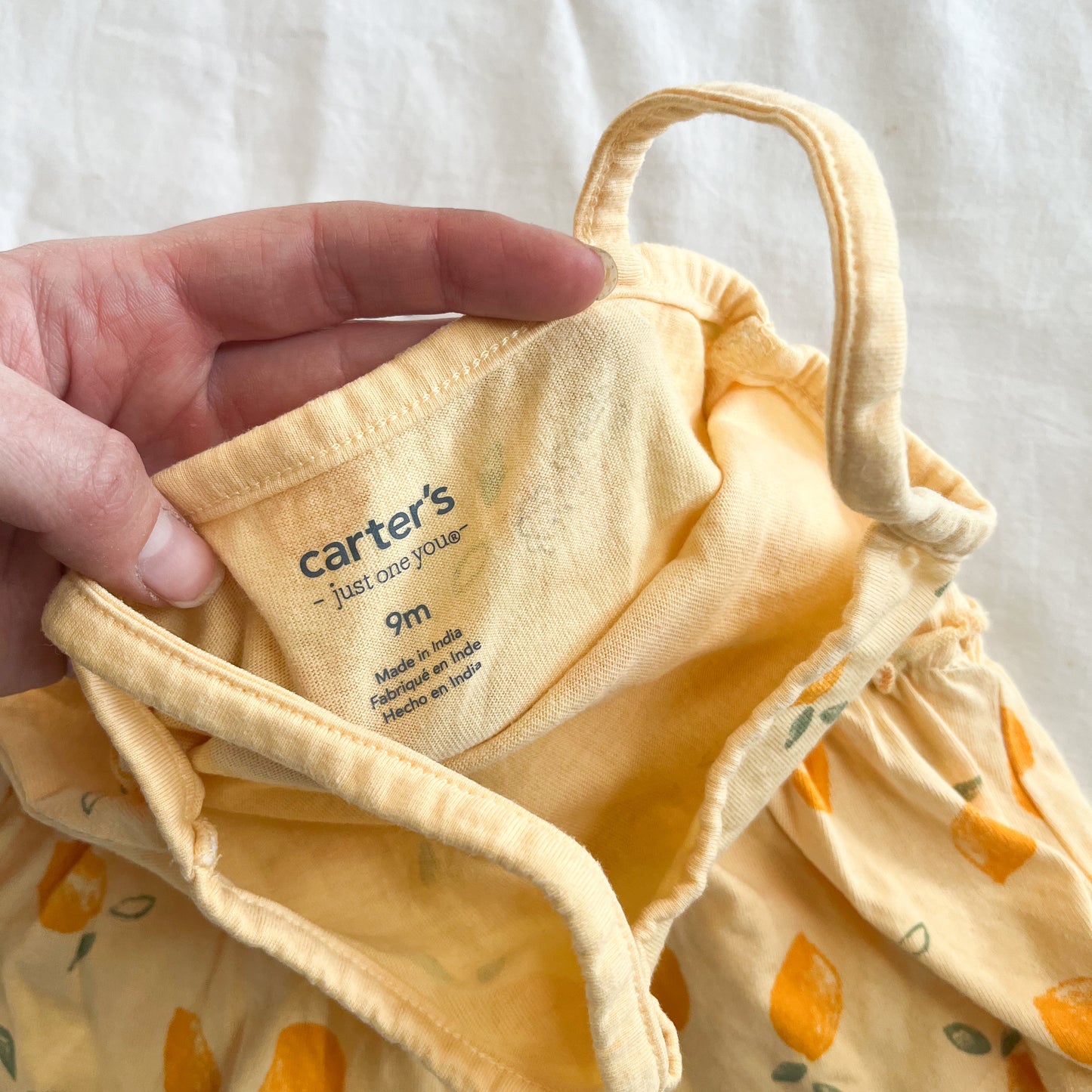 Carters dress/bodysuit, 9m