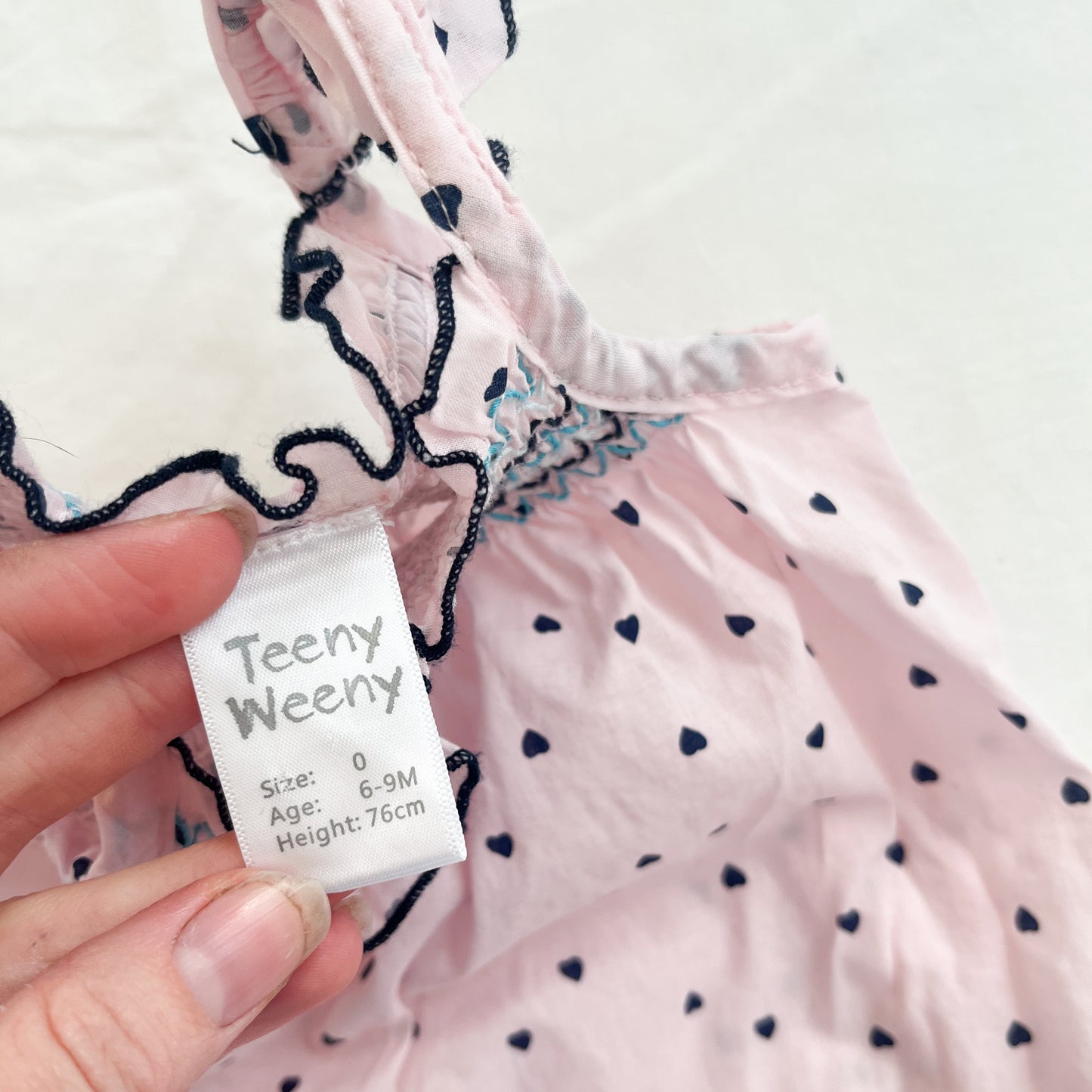 Teeny weeny romper, 6-12m