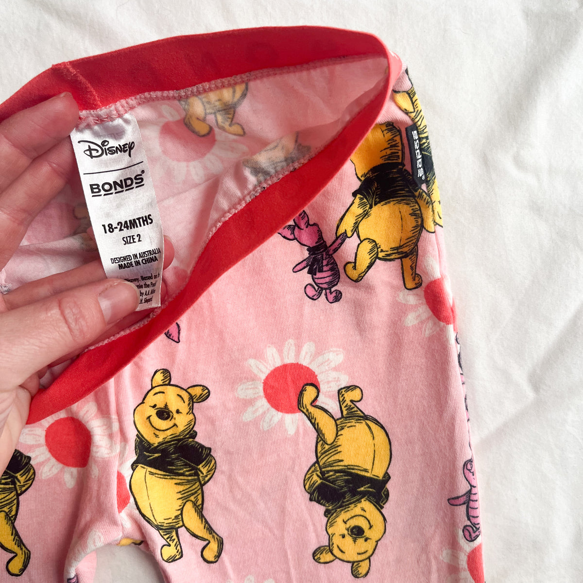 Bonds Winnie the Pooh pants, size 2