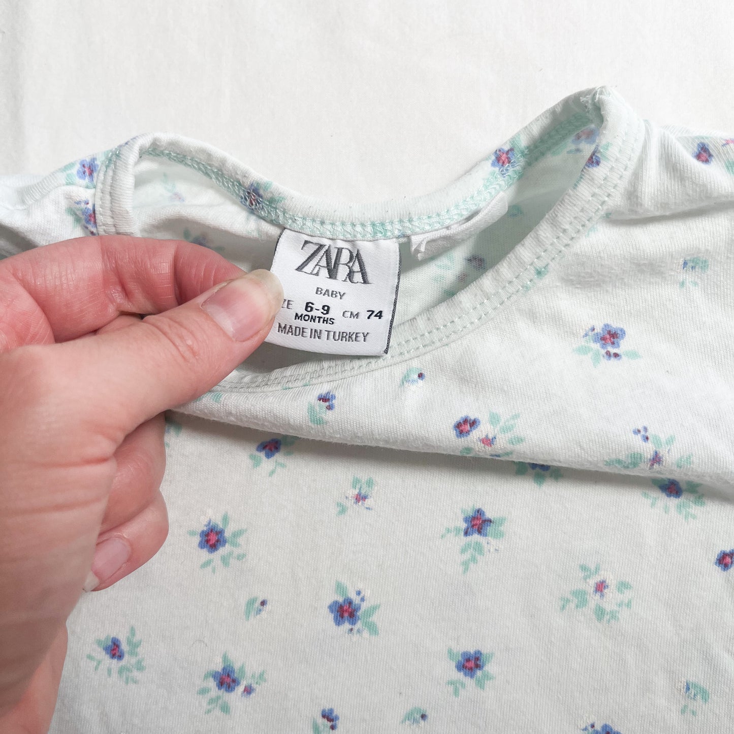 Zara tee, 6-9m