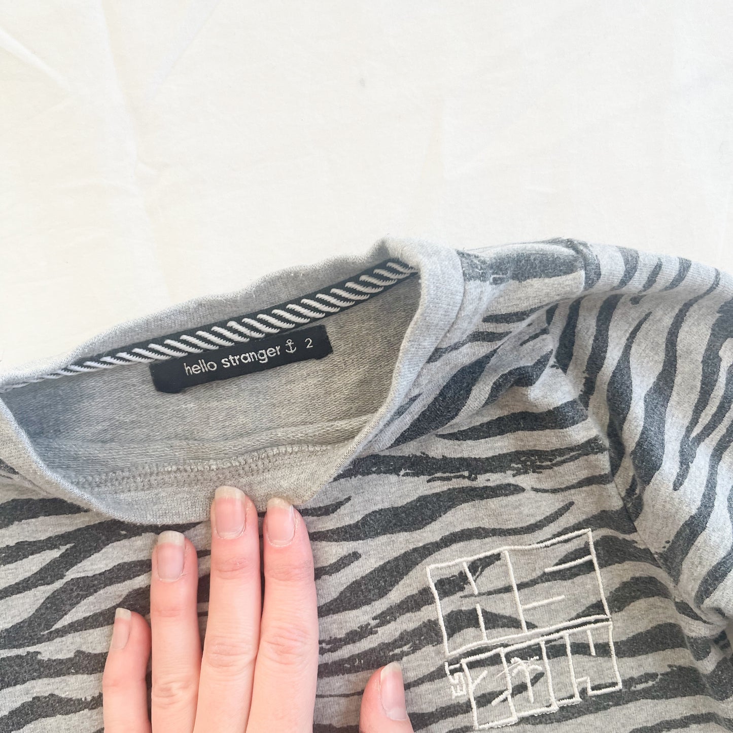 Hello stranger sweater, size 2 (small fit)