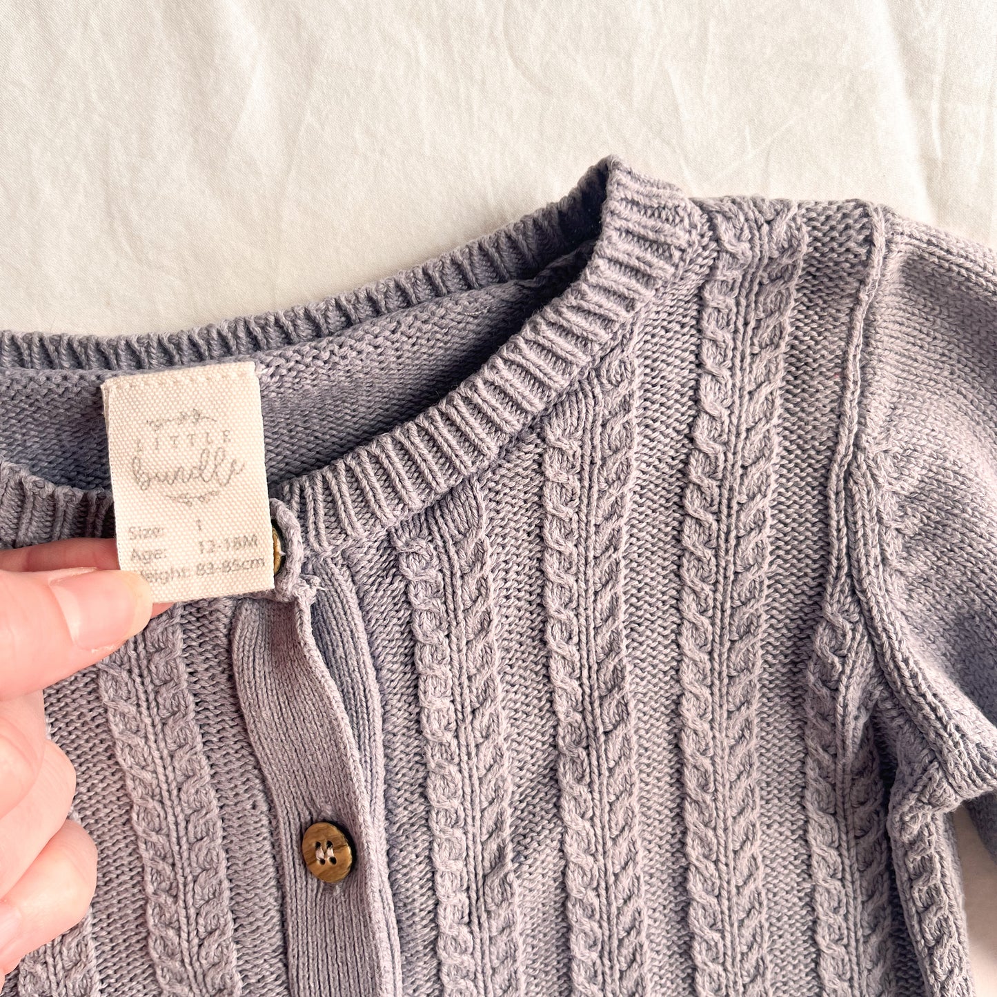 Little bundle cardi, size 1