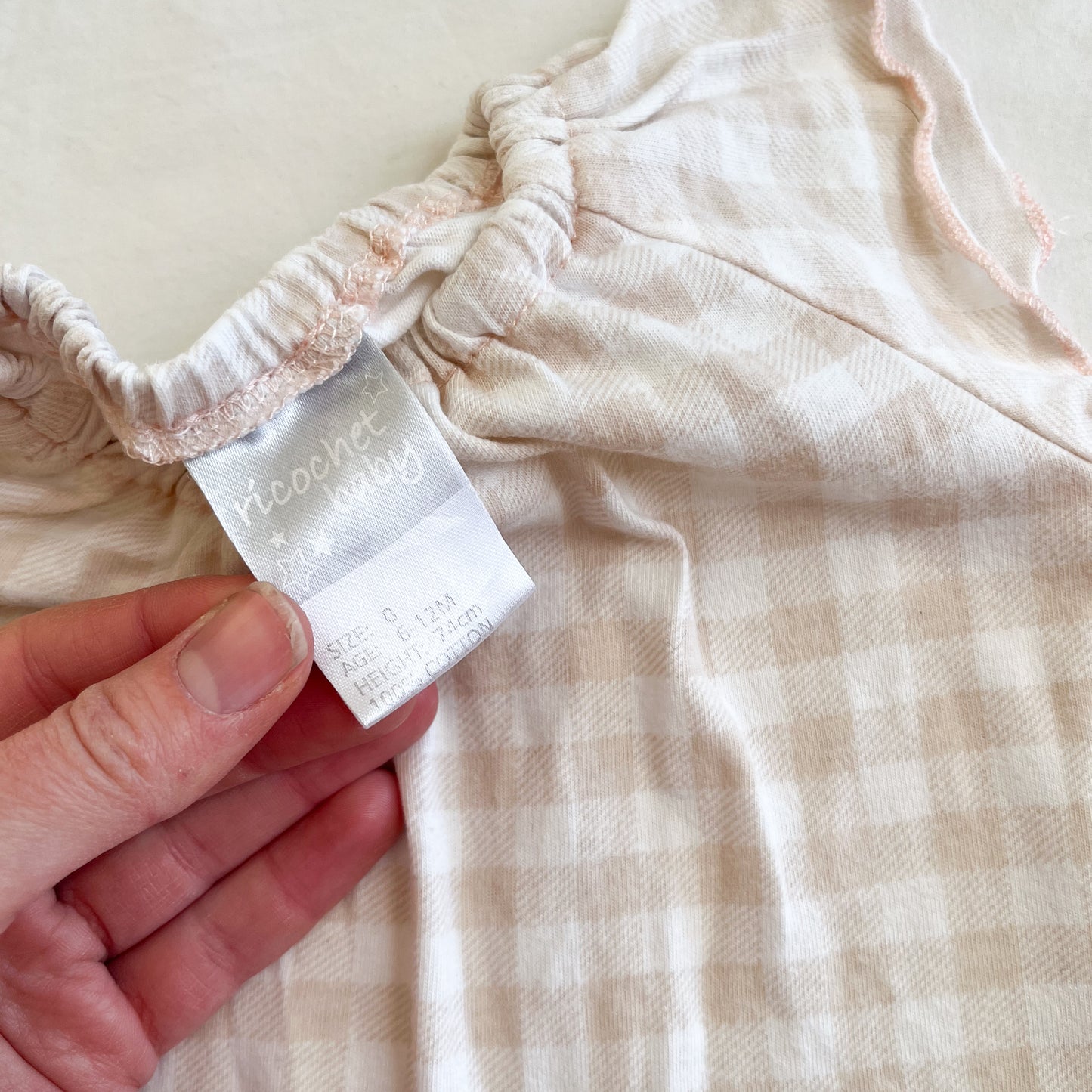 Ricochet romper, 6-12m