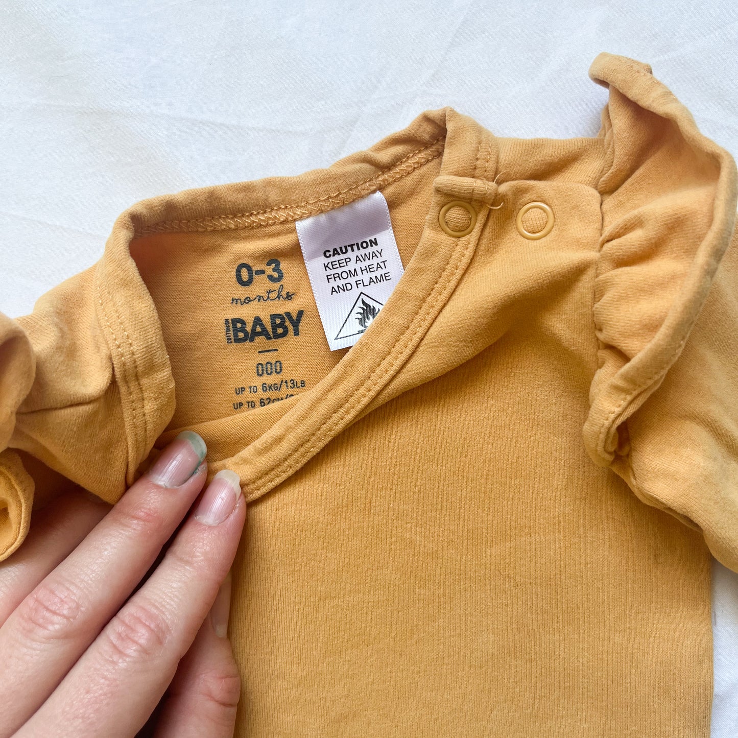 Cotton on bodysuit, 0-3m