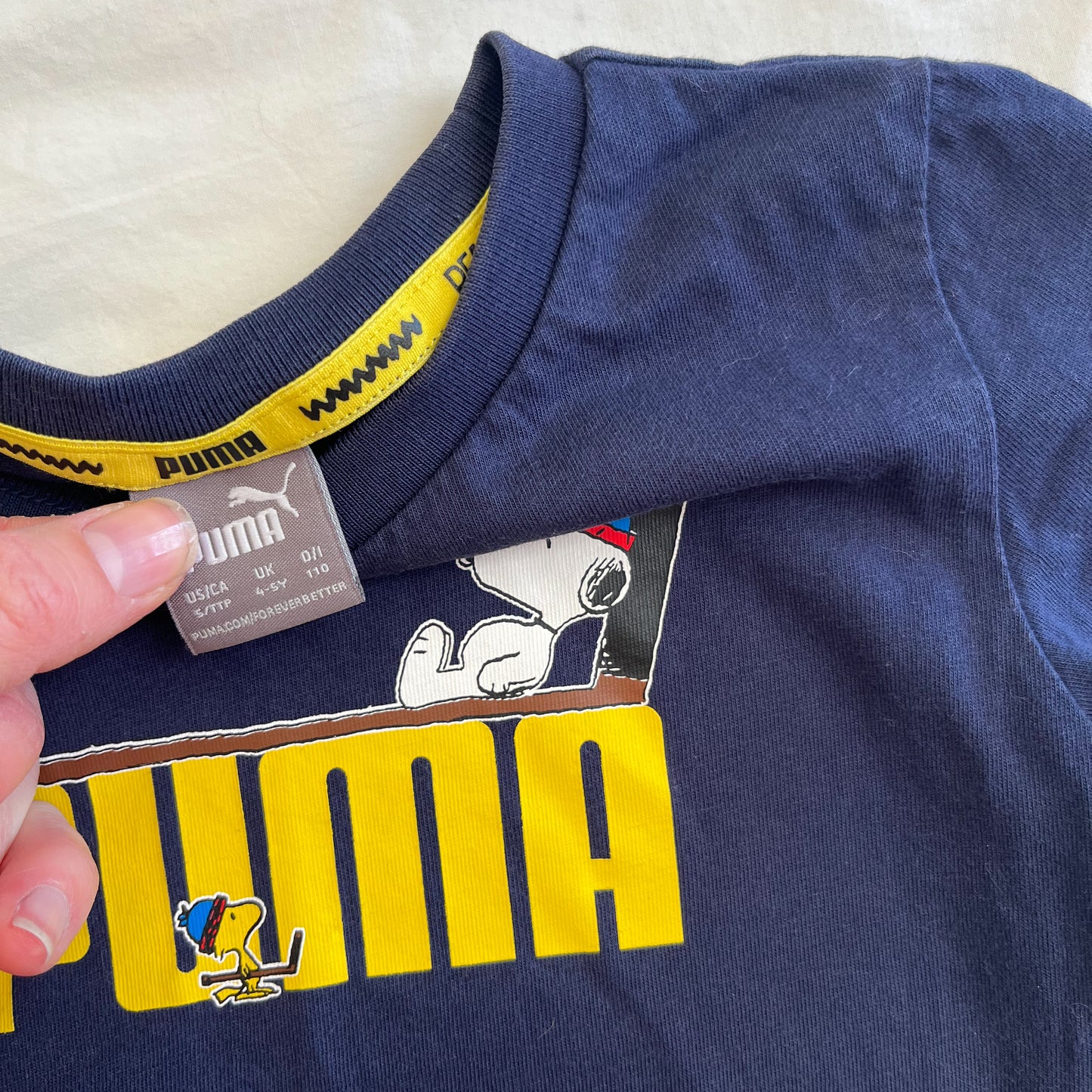 Puma tee, size 4-5