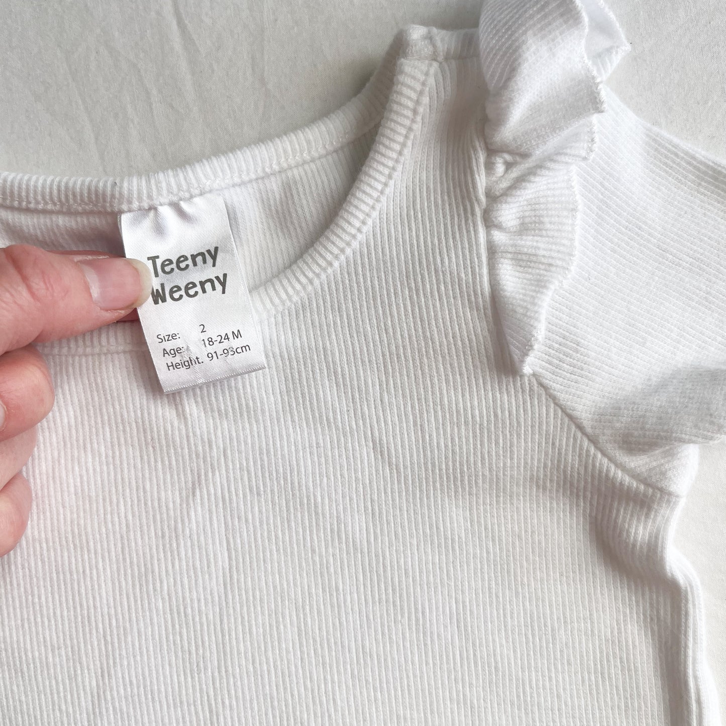 Teeny weeny tee, size 2
