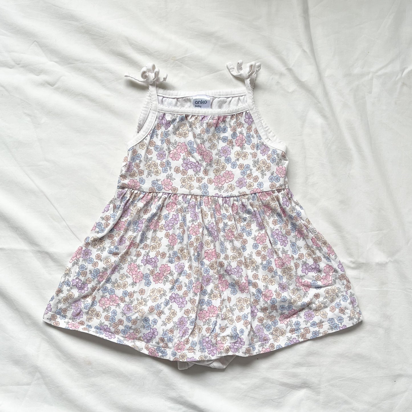 Floral dress/bodysuit, size 1